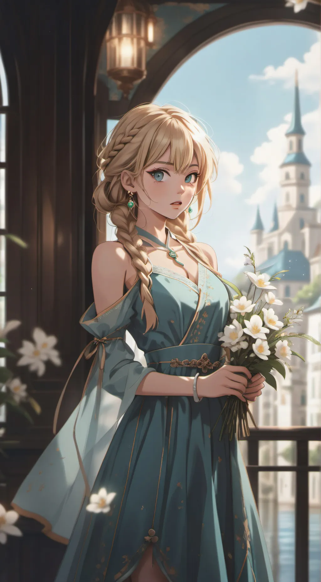 ai character: princess lily background