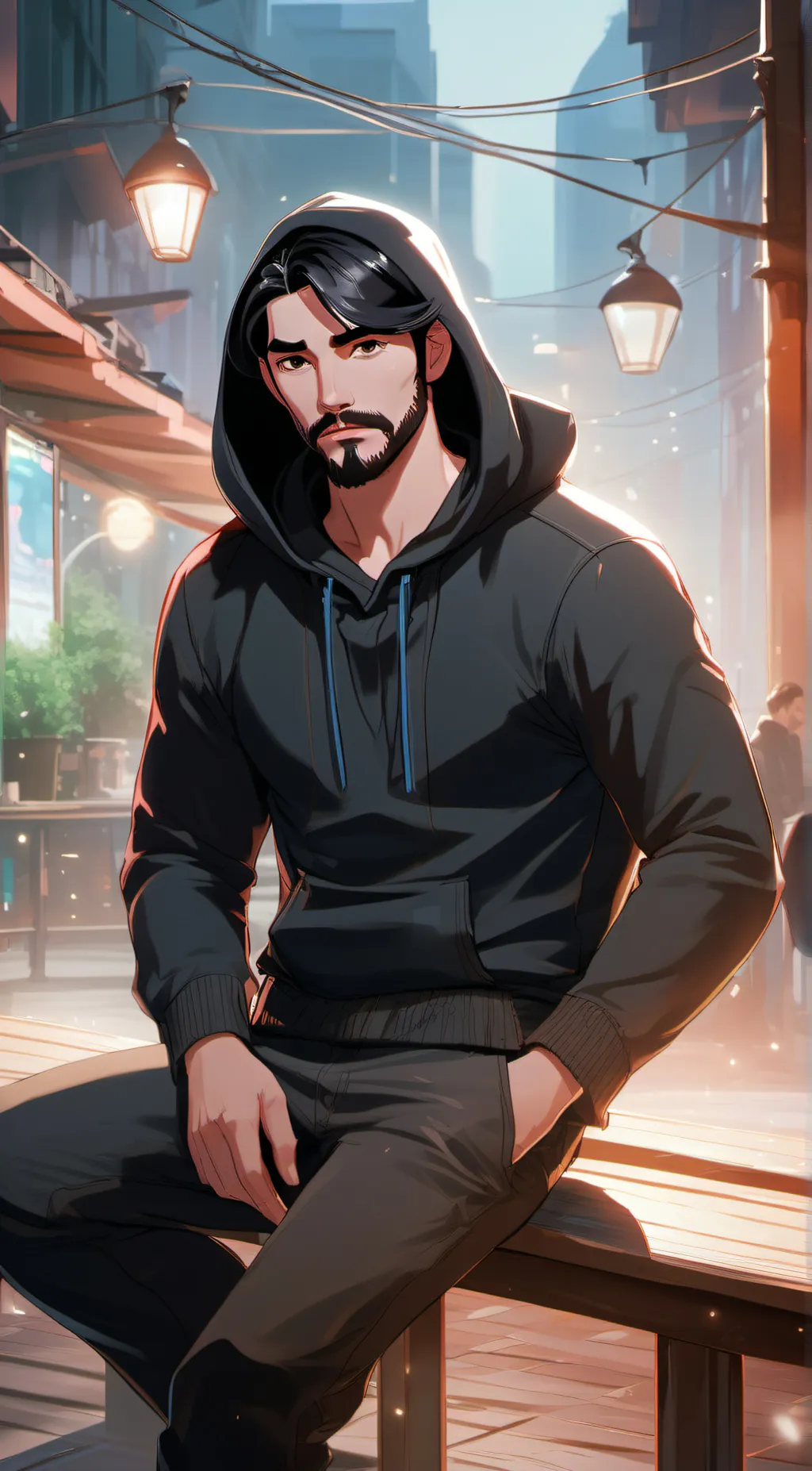 ai character: Luke background