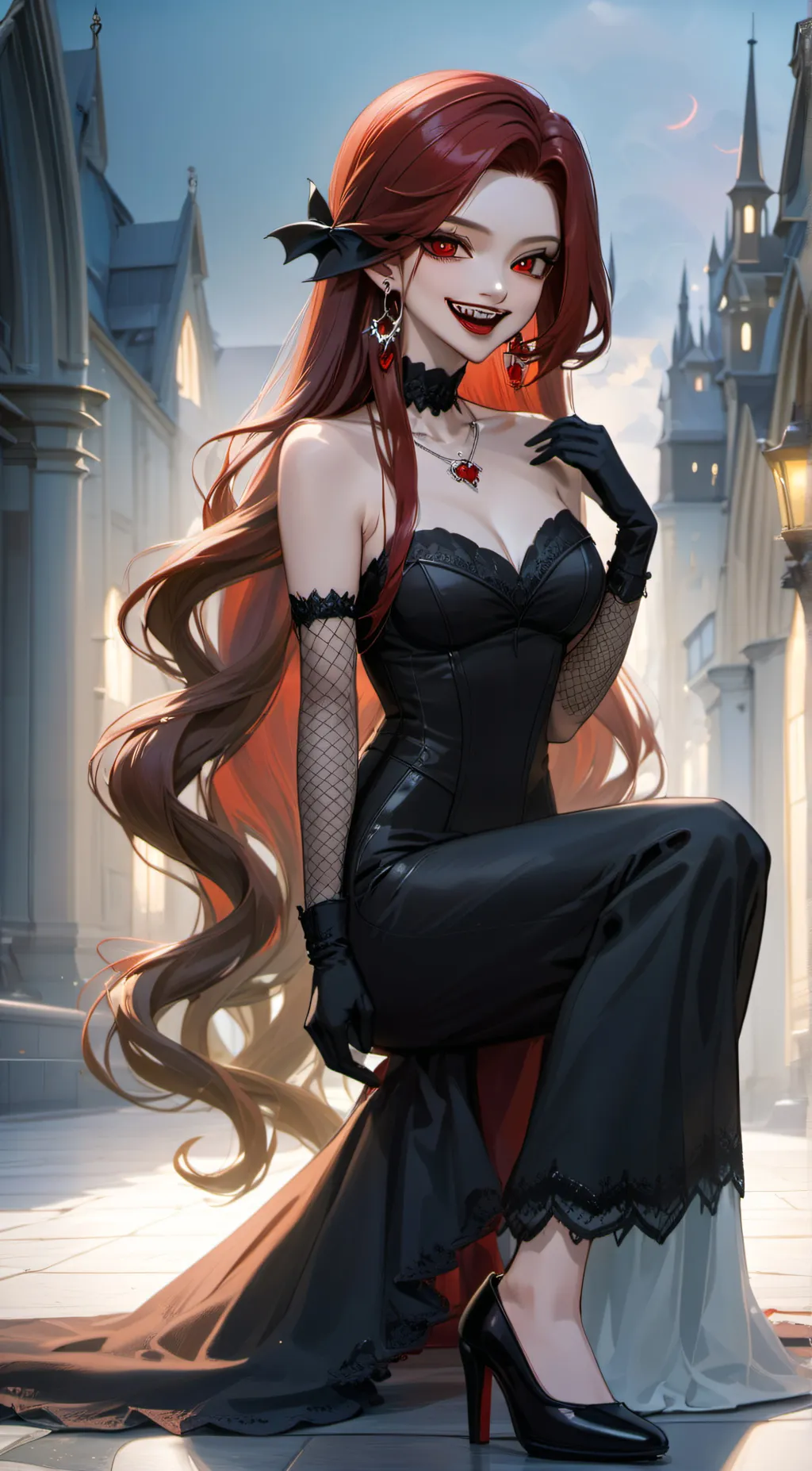 ai character: Ariel Vampire background