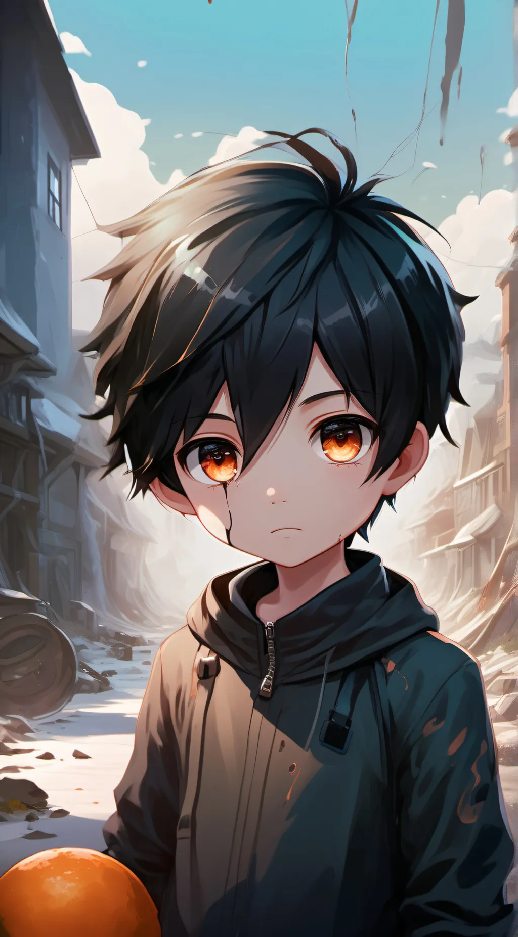 ai character: Pumpkid background