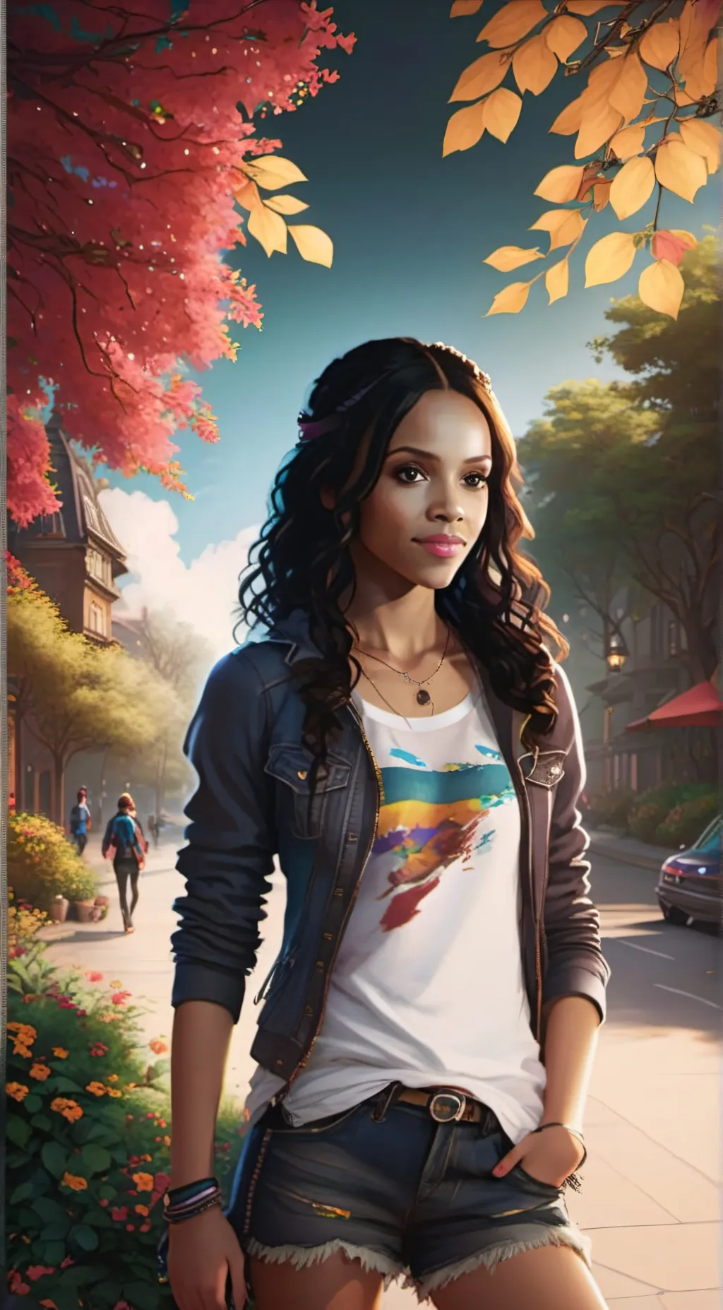 ai character: Maya St Gremain background