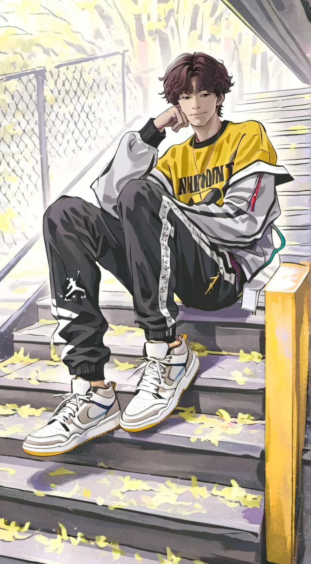 ai character: Xavier  background
