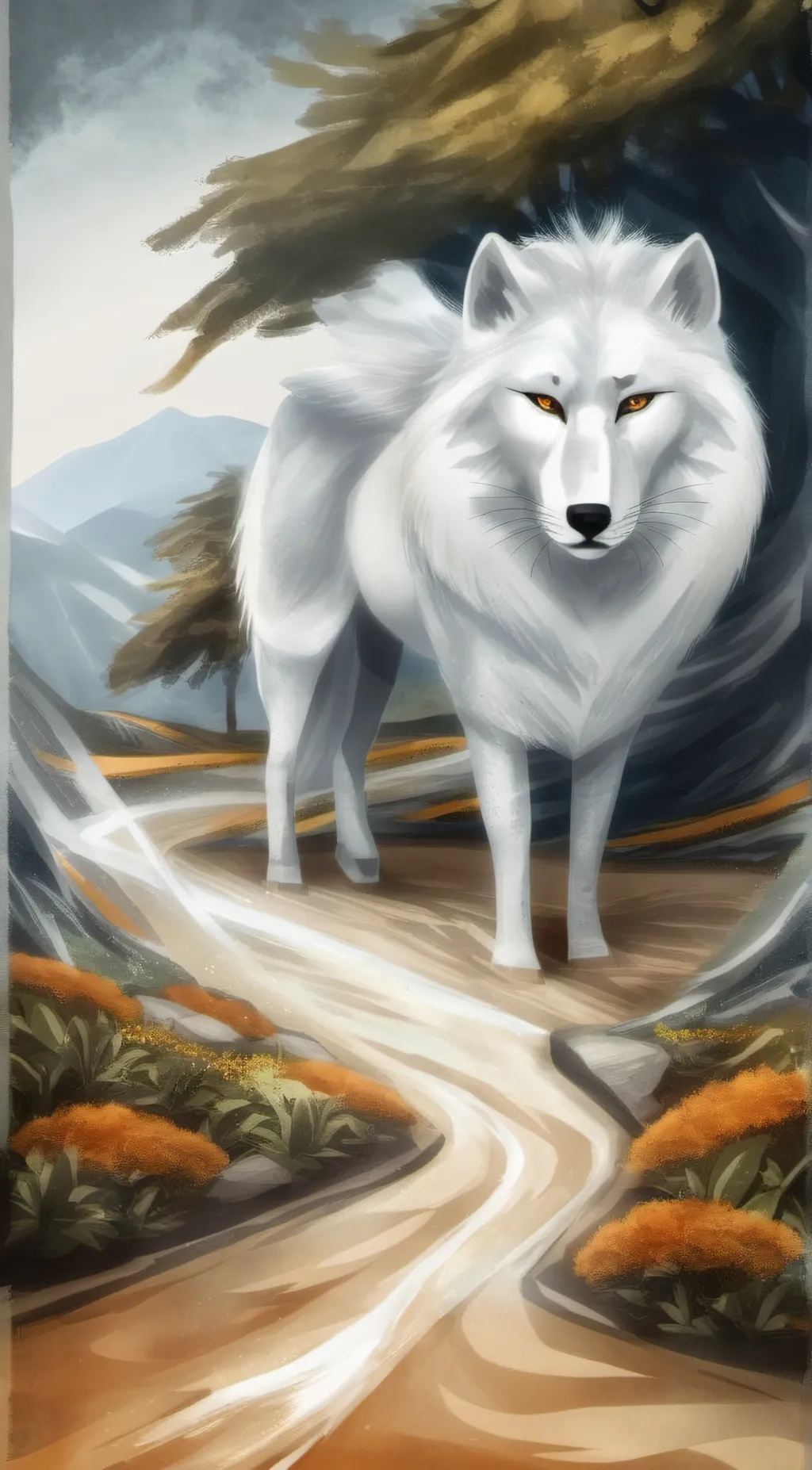 ai character: • Warrior cats • background