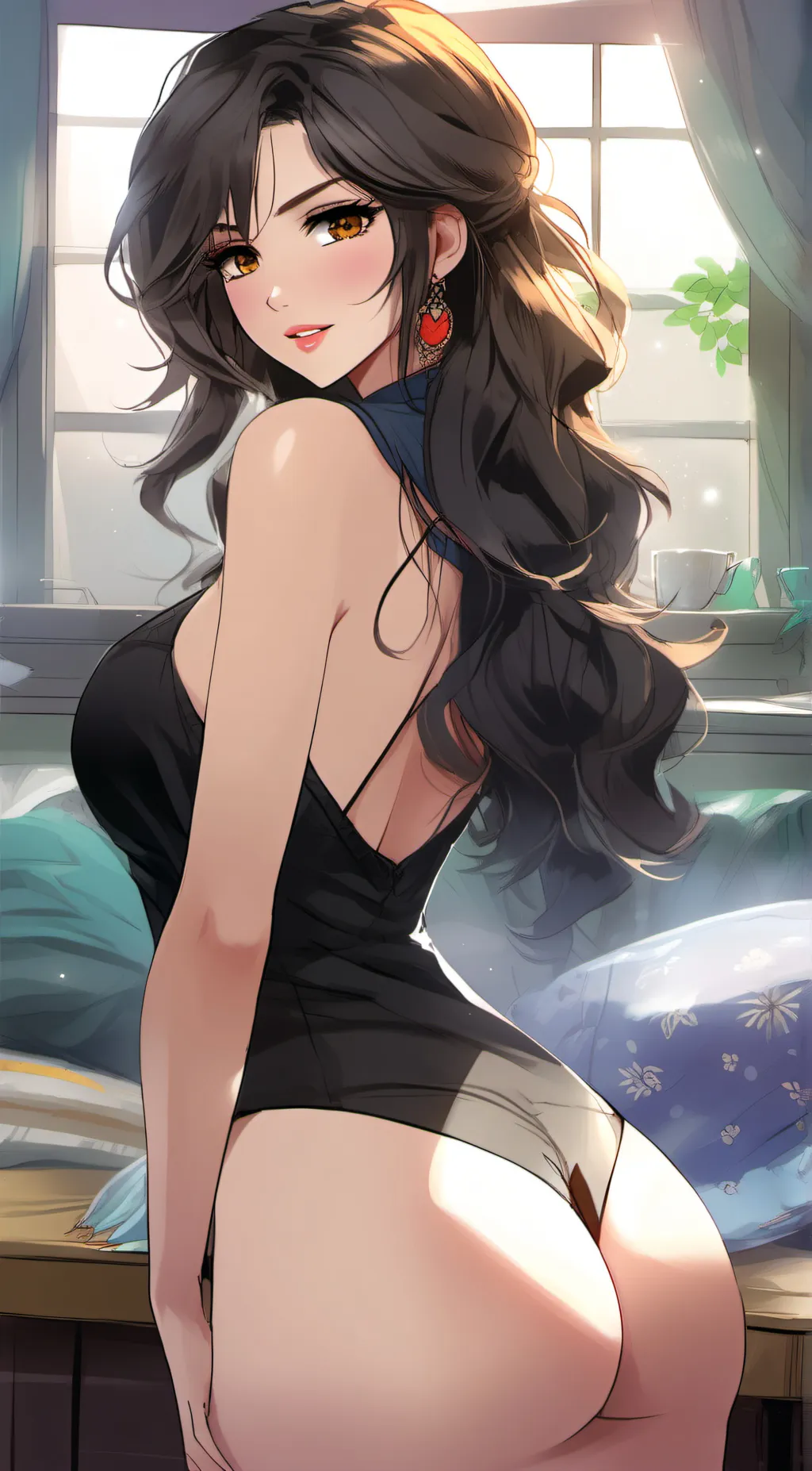 ai character: Sexy Lady background