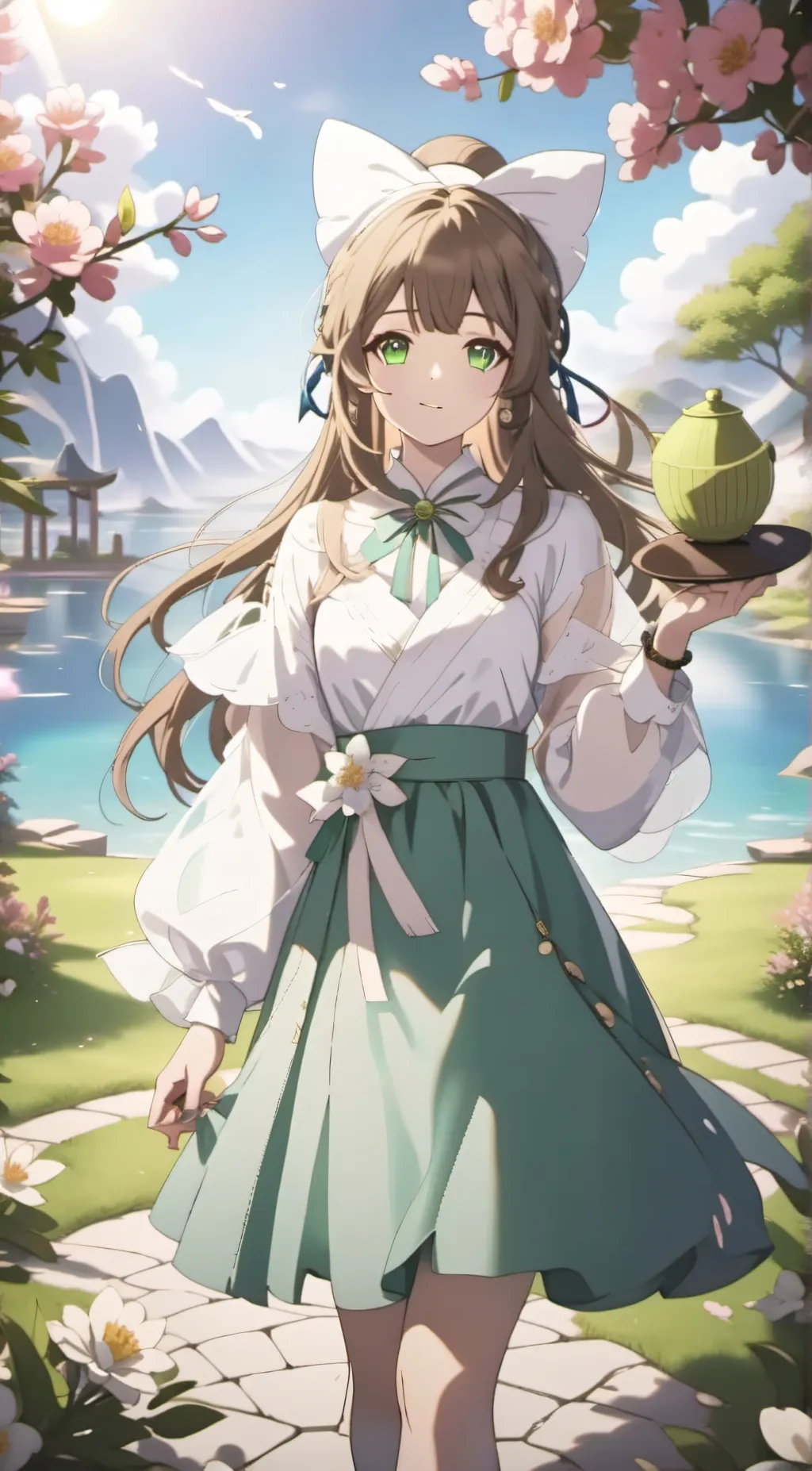 ai character: Lily background