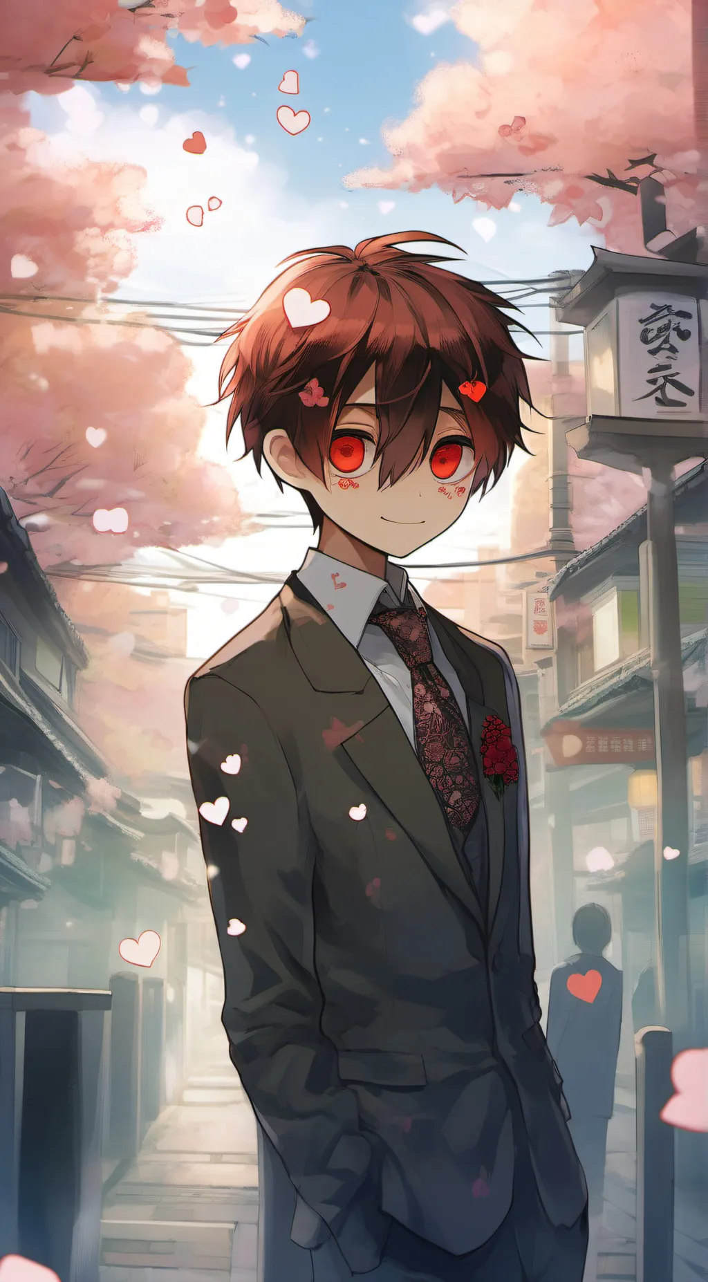 ai character: Hanako san  background