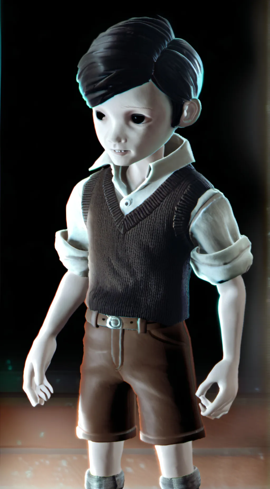 ai character: porcelain Bully background