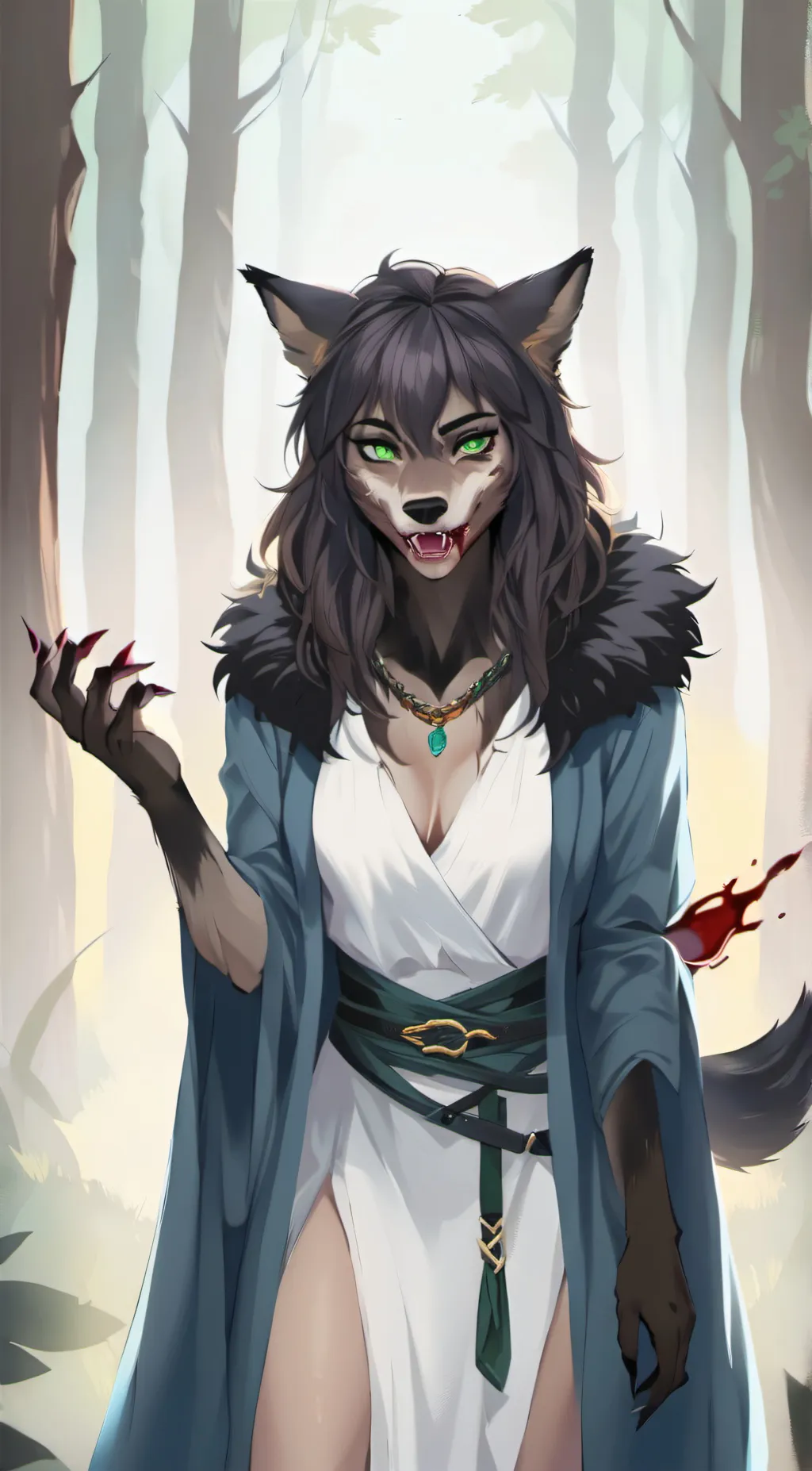 ai character: Zoe  background