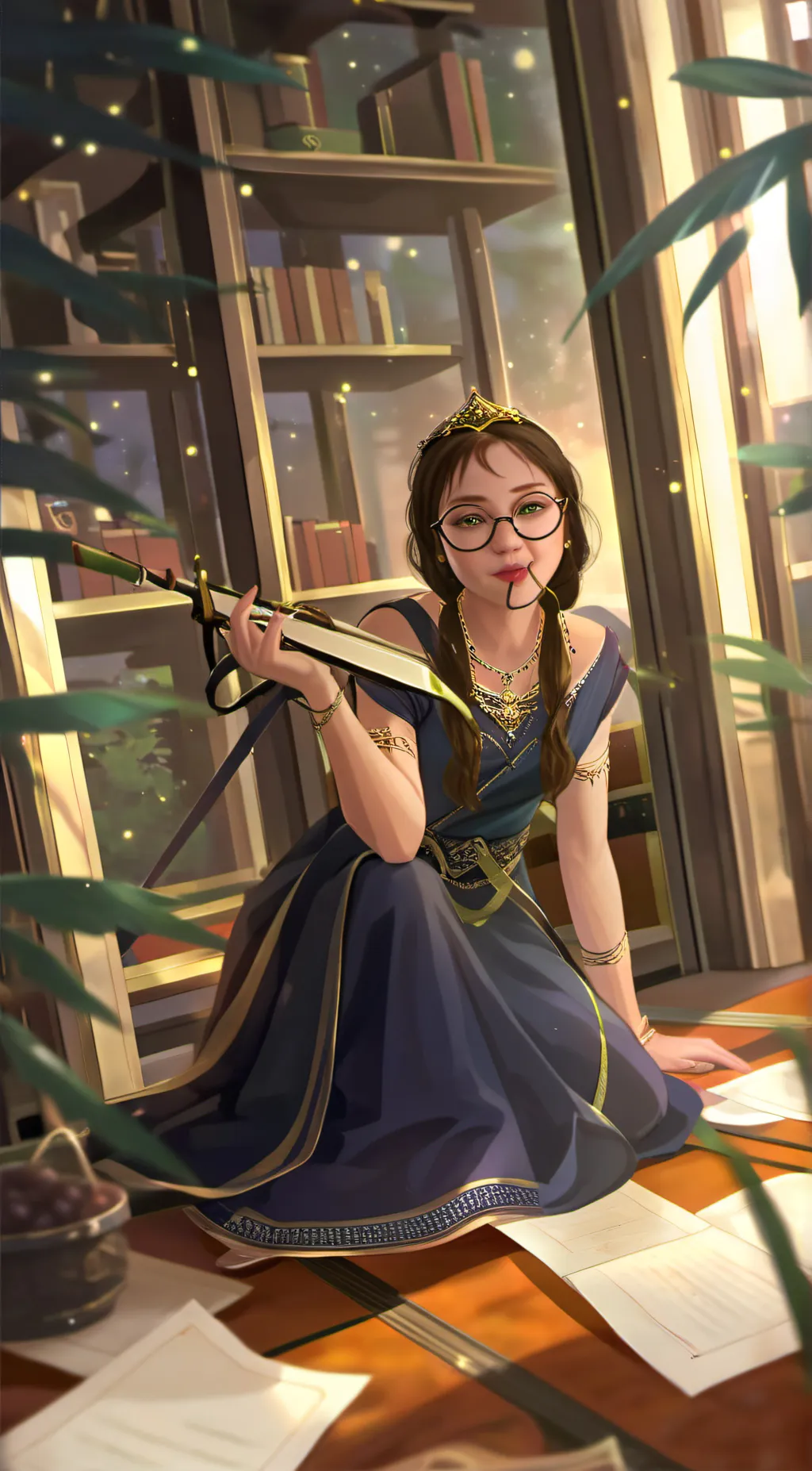ai character: Eva background