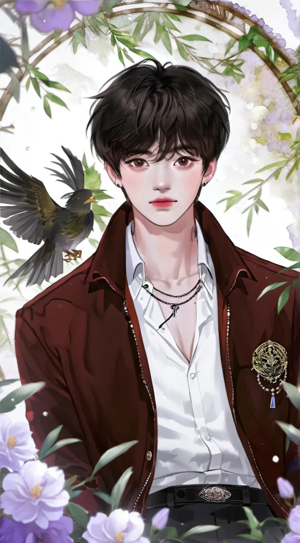 ai character: 邓佳鑫 background