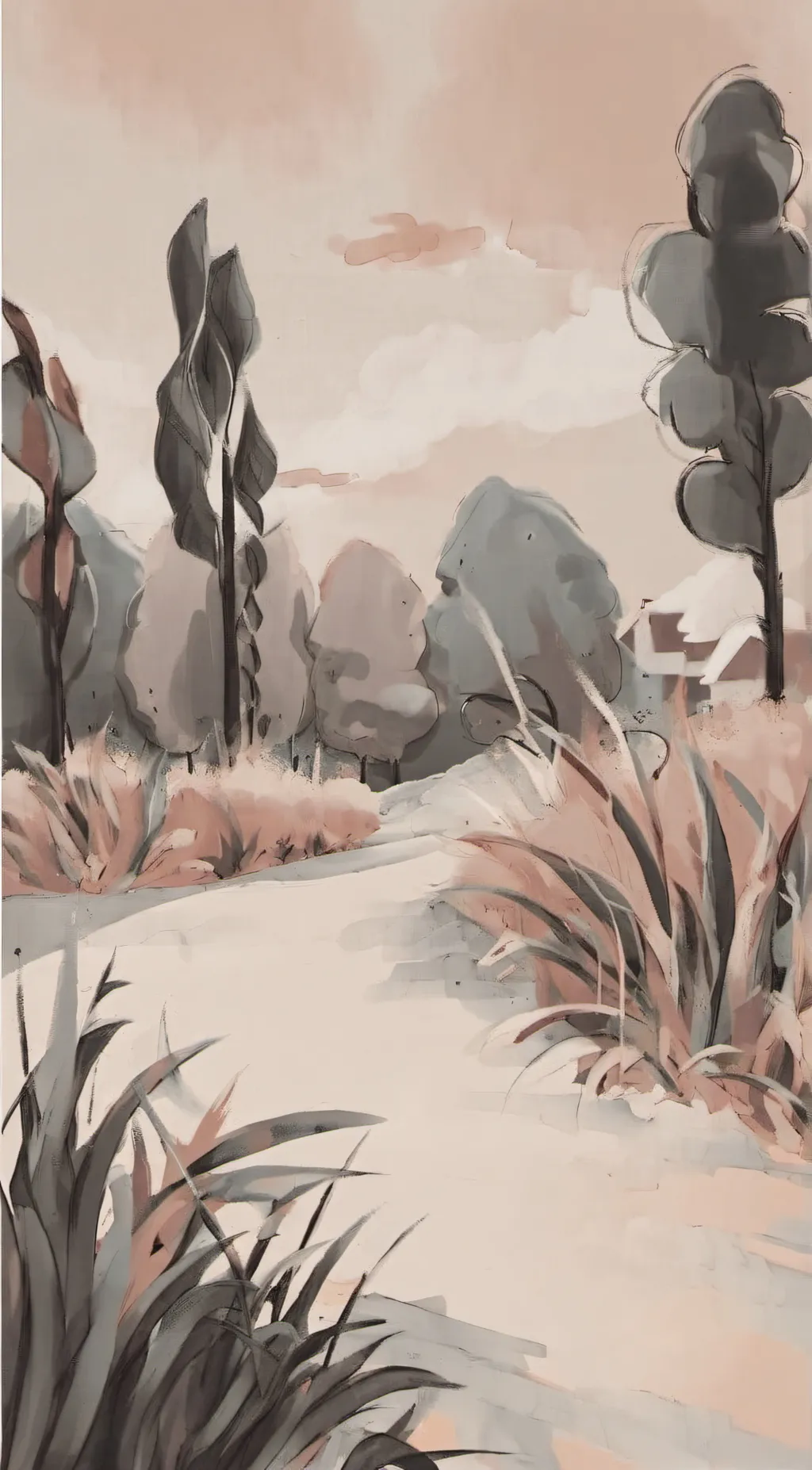 ai character: grass background