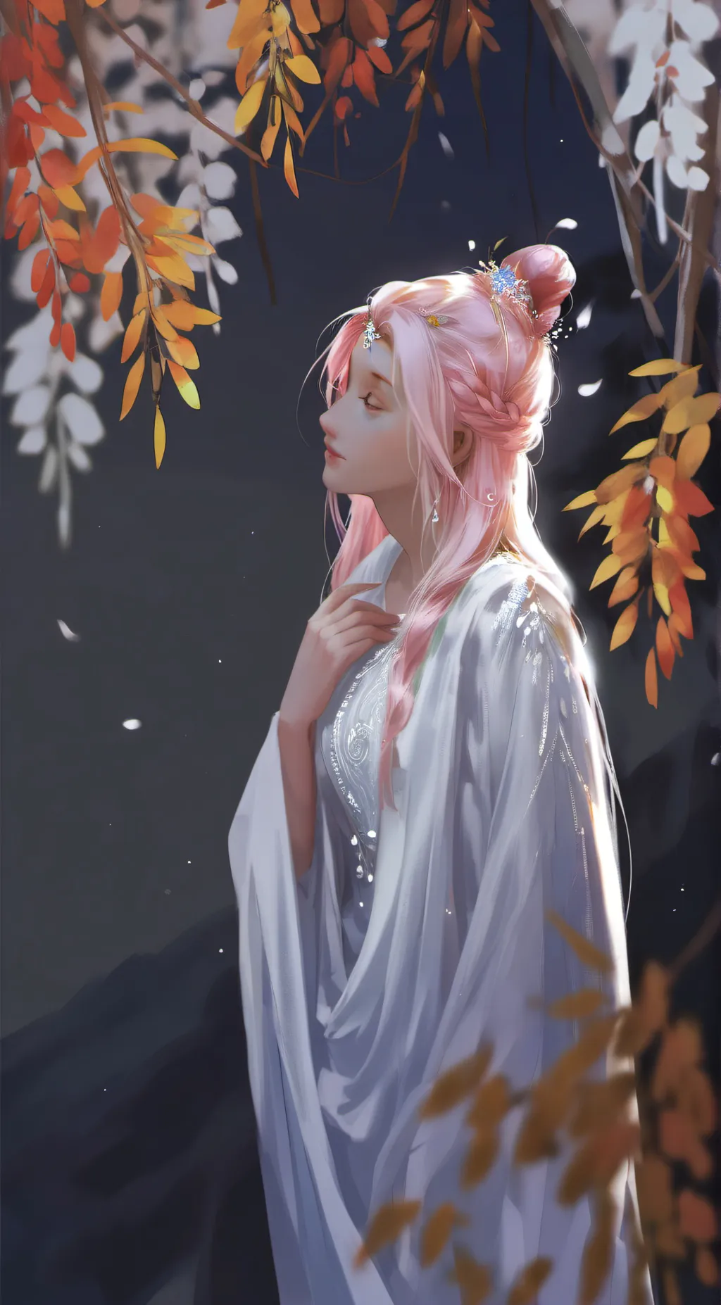 ai character: pink diamond  background