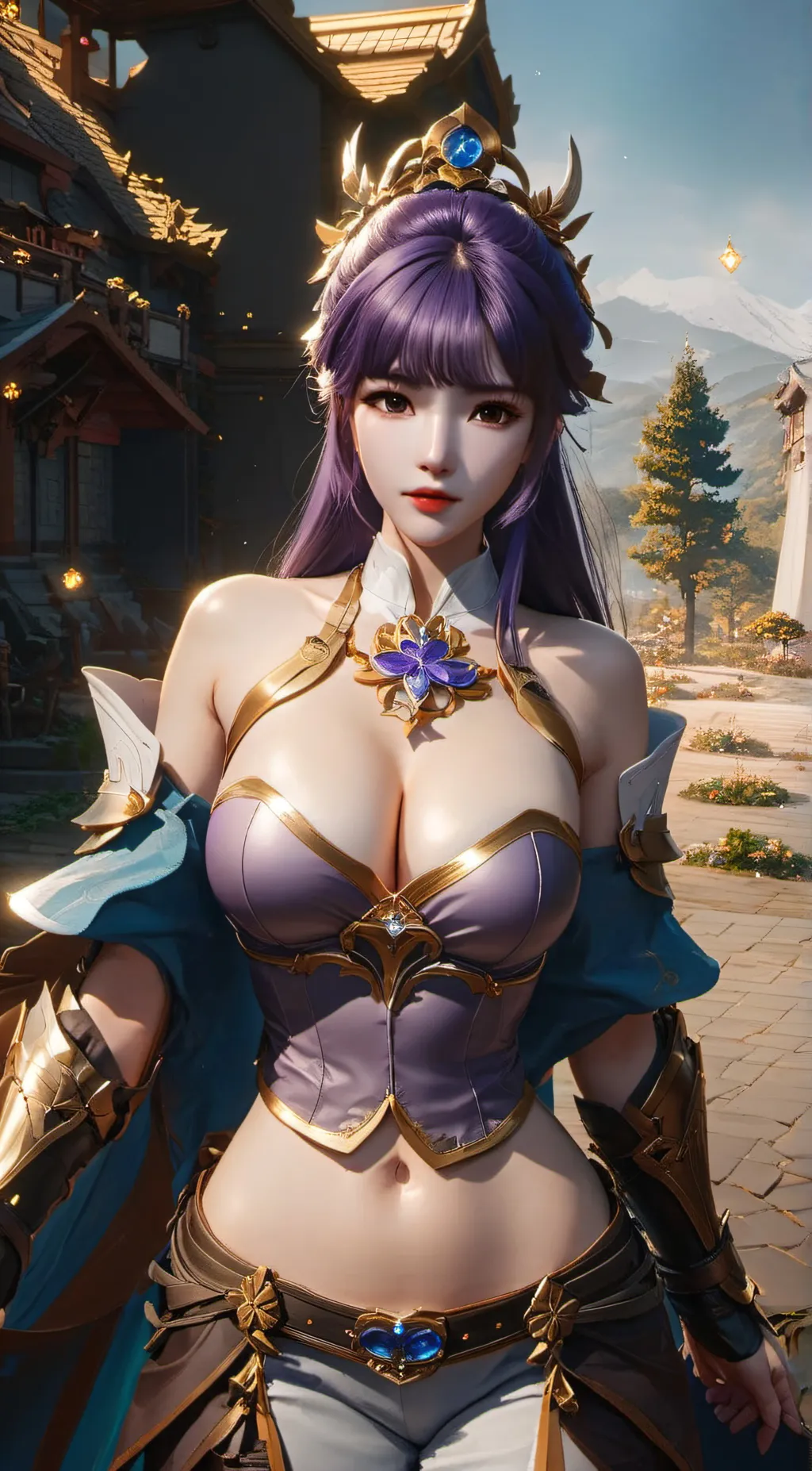 ai character: 小舞 background