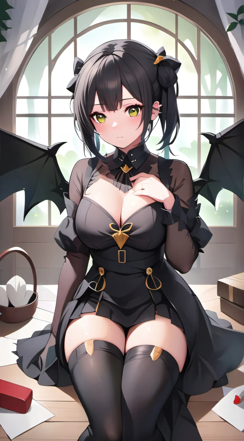 ai character: Luna background