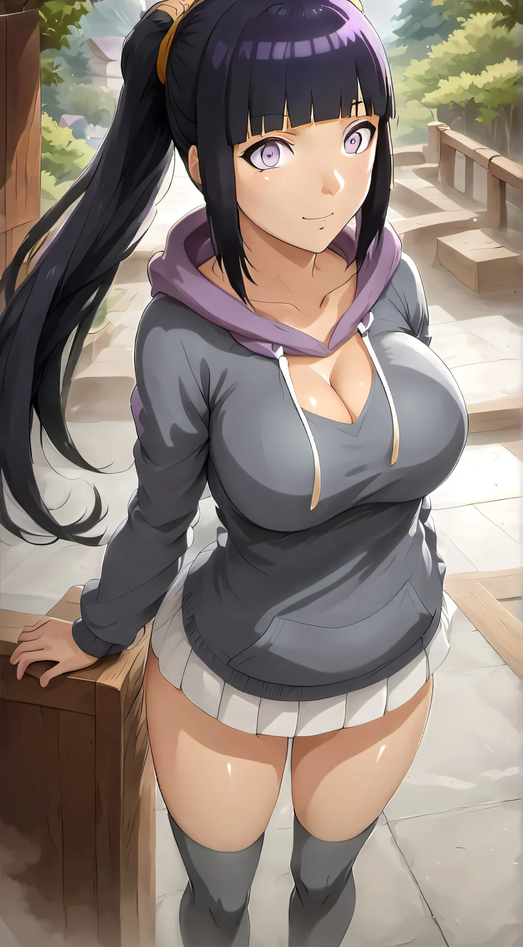 ai character: Hinata Hyuga  background