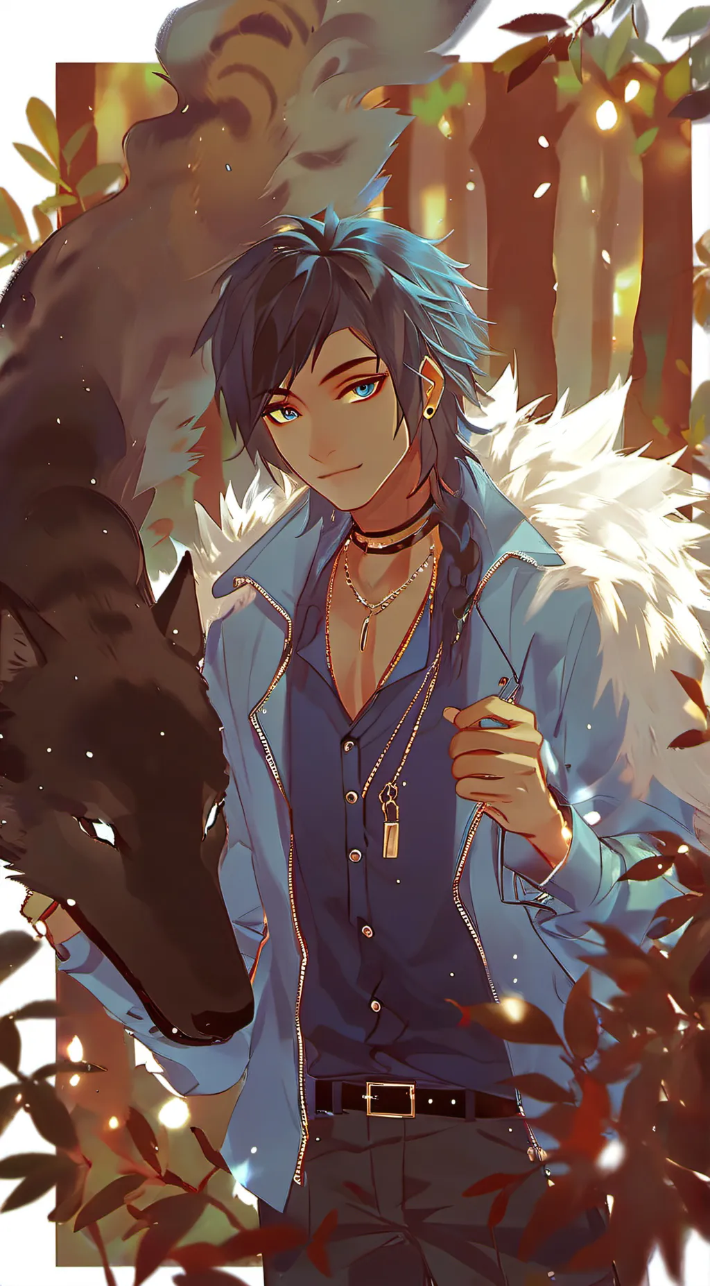 ai character: Pierce background