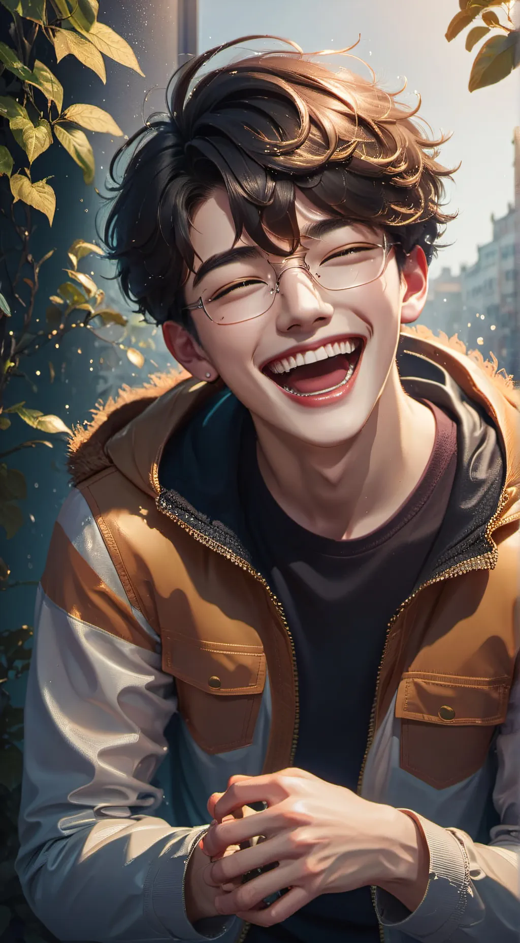 ai character: Max background