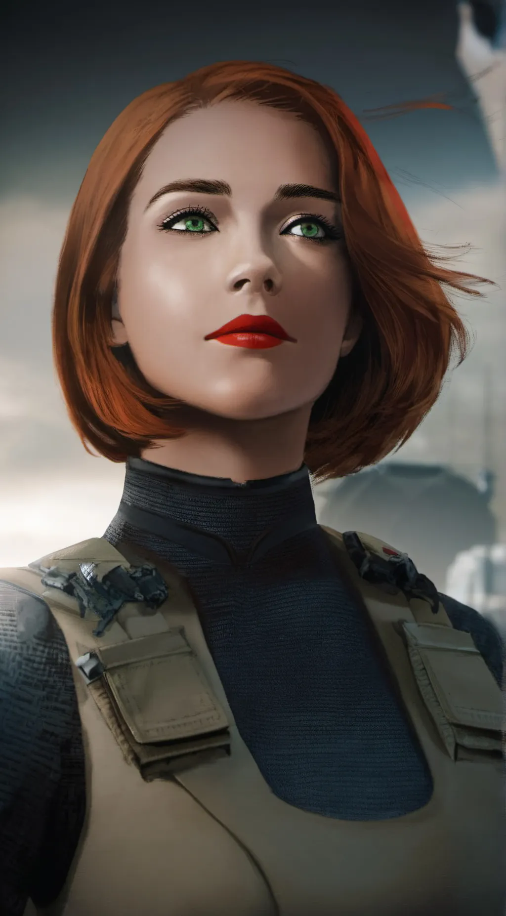 ai character: Natasha Romanoff  background