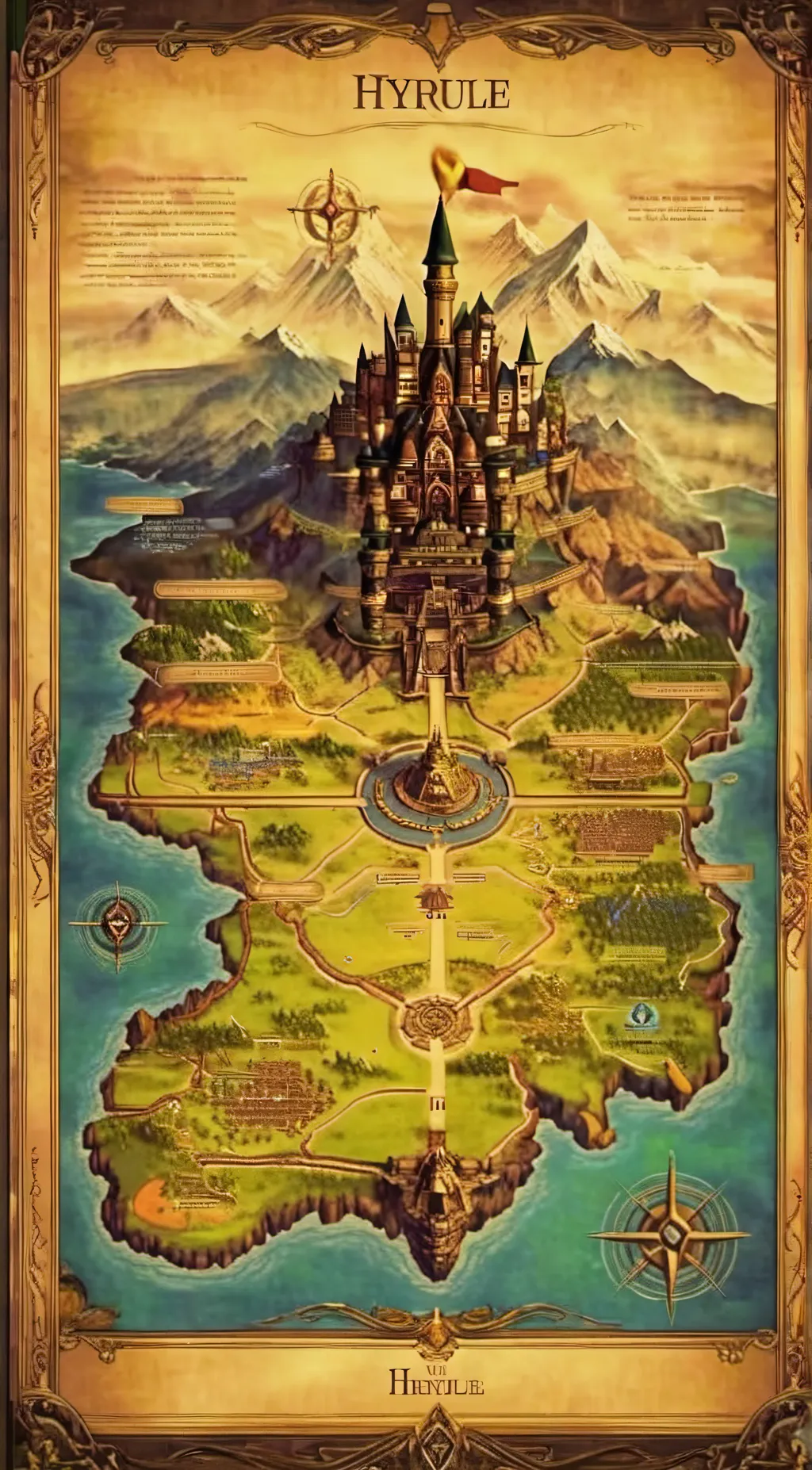 ai character: Hyrule Kingdom background