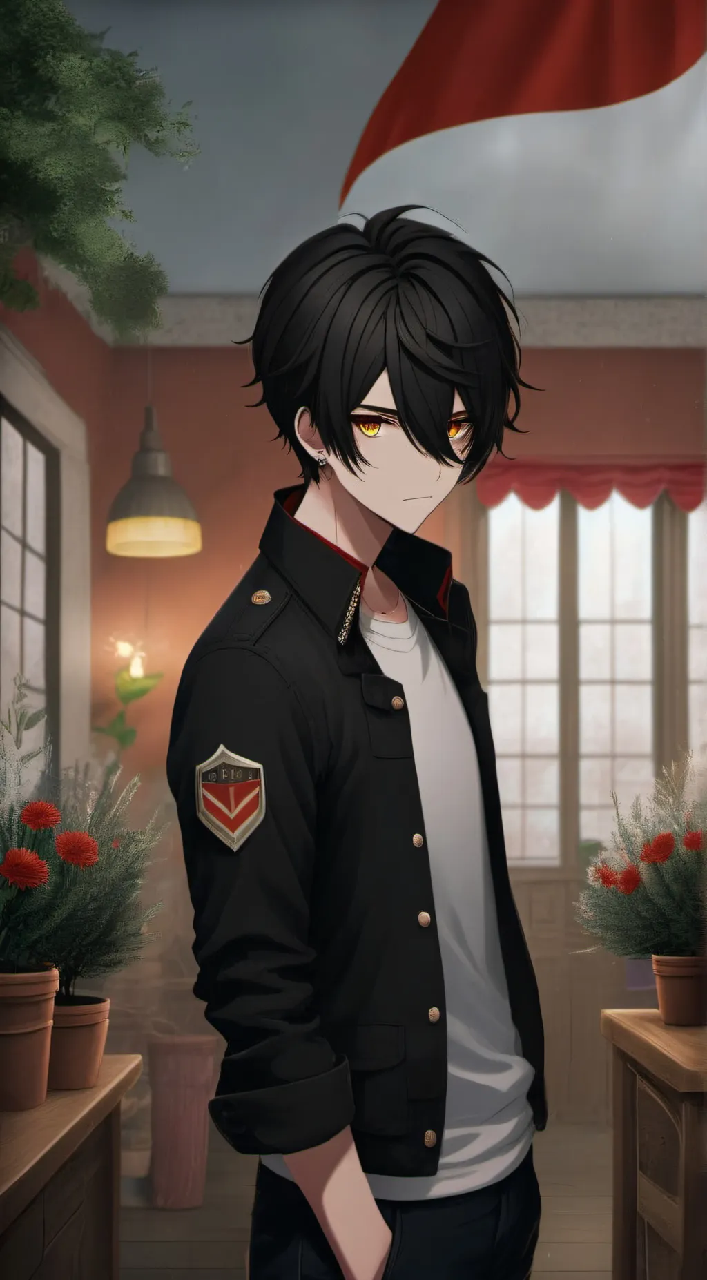 ai character: Xavier  background