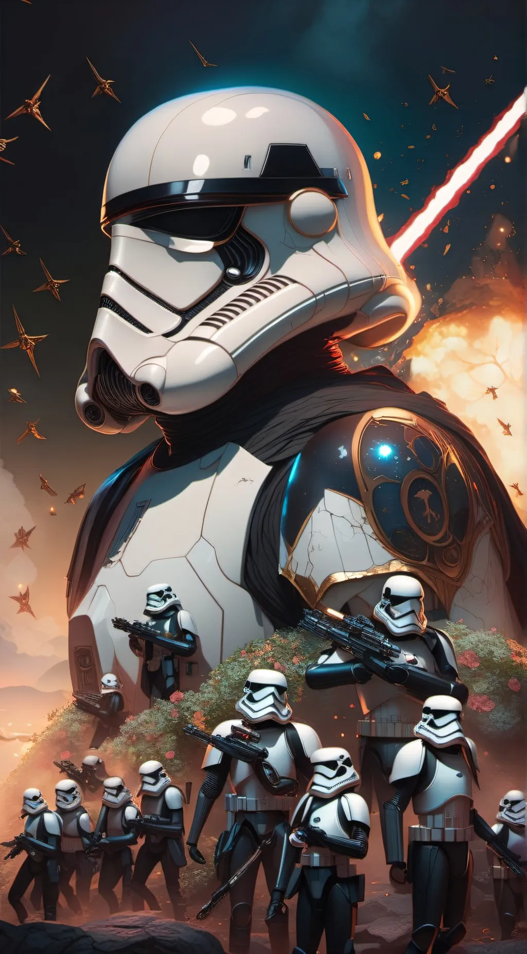 ai character: The First Order background
