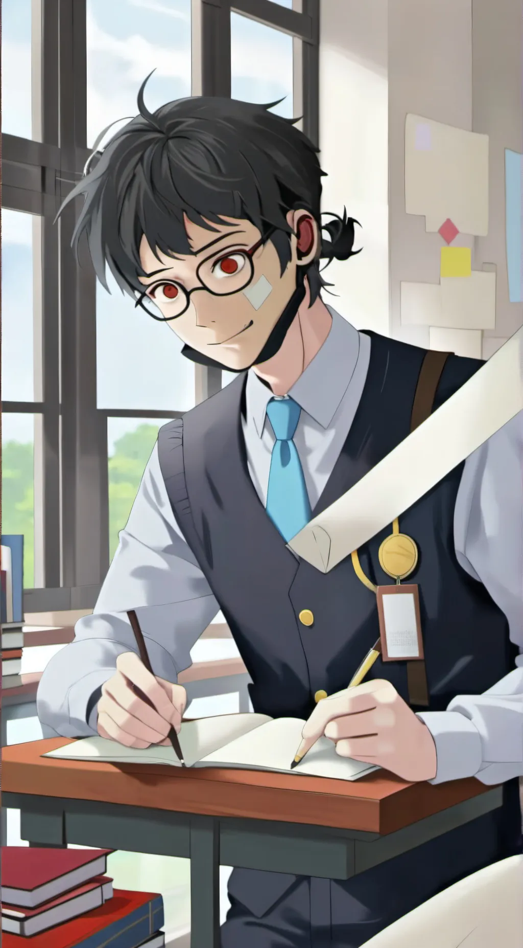 ai character: mha background