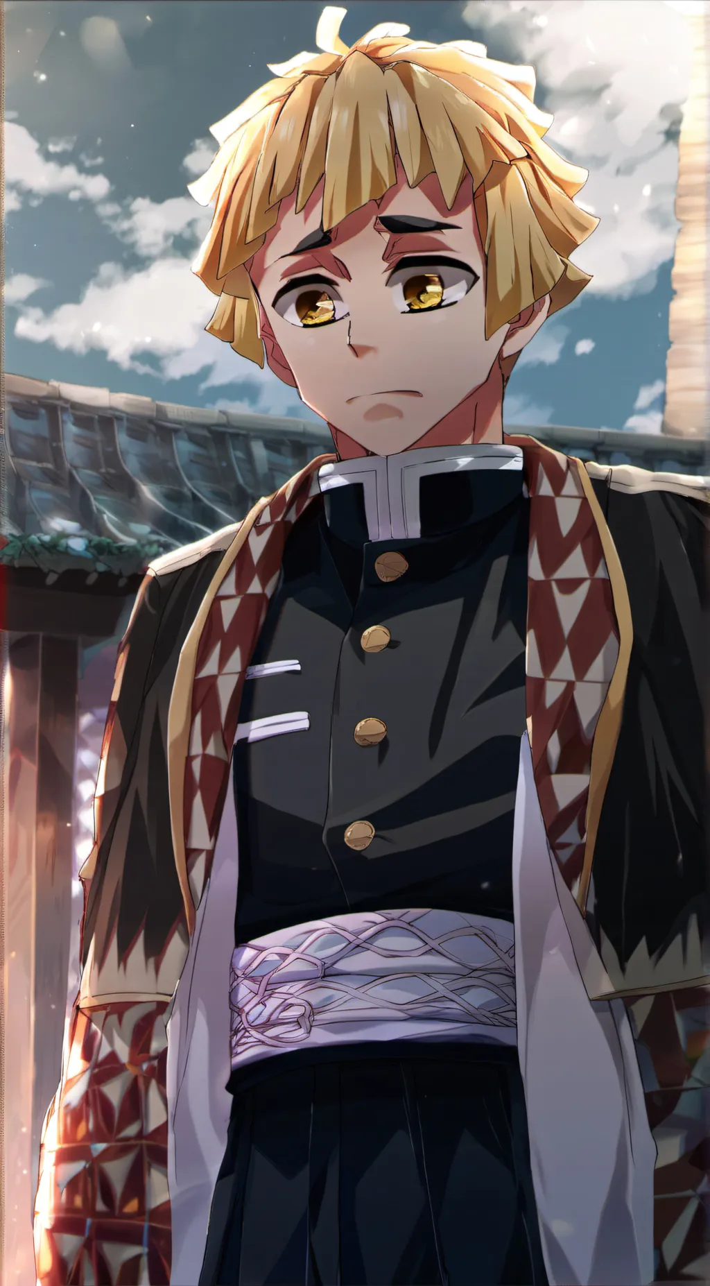 ai character: zenitsu background