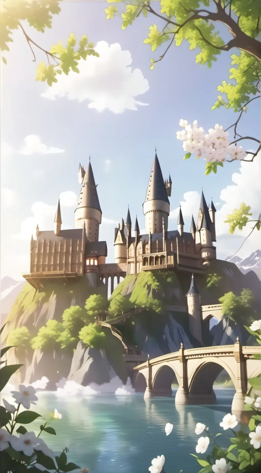 ai character: Hogwarts boys background