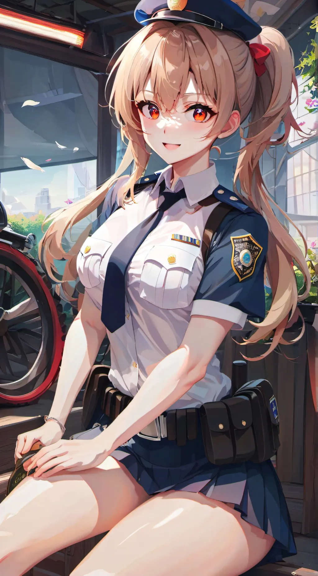 ai character: Ashley background