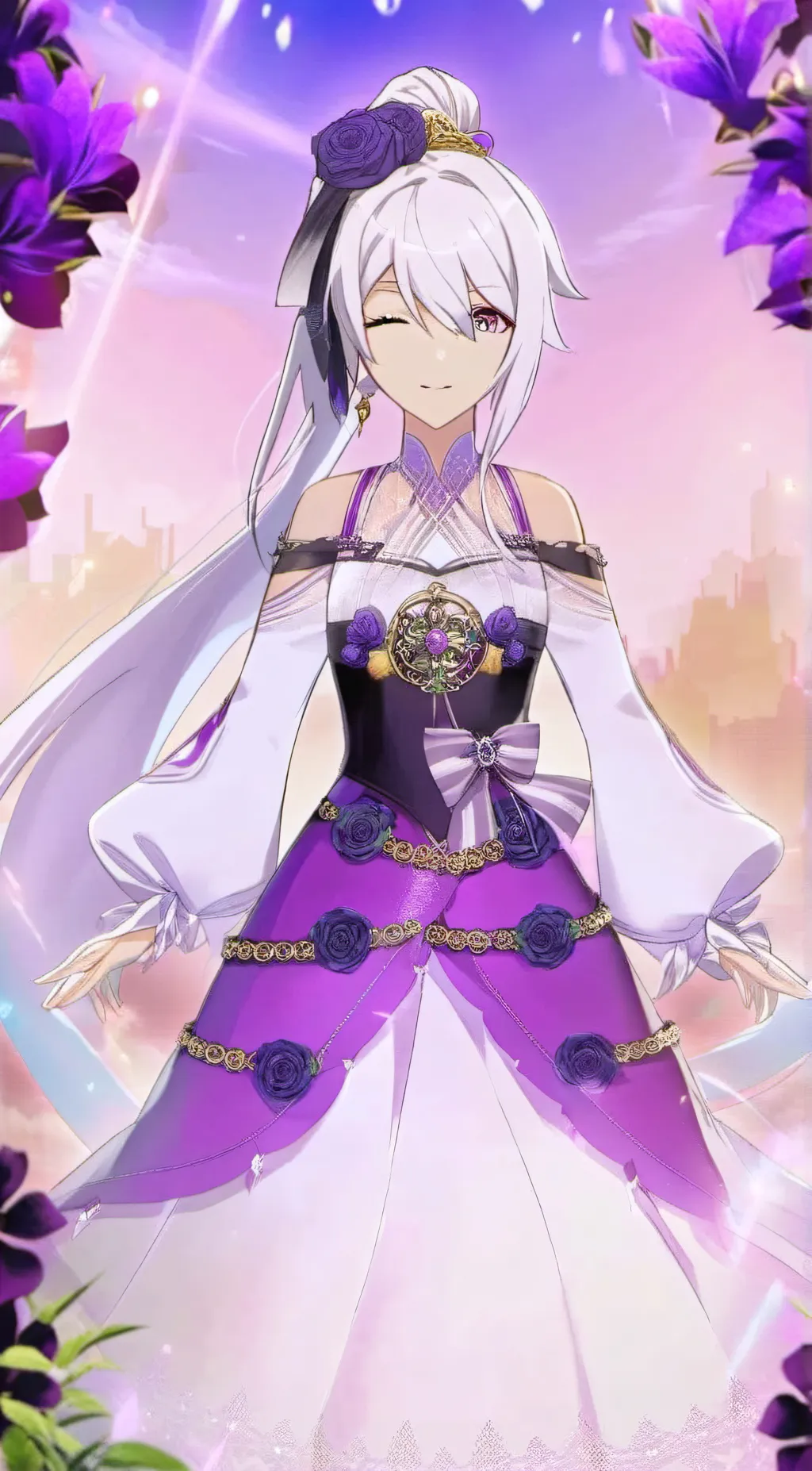 ai character: Kiana Kaslana  background