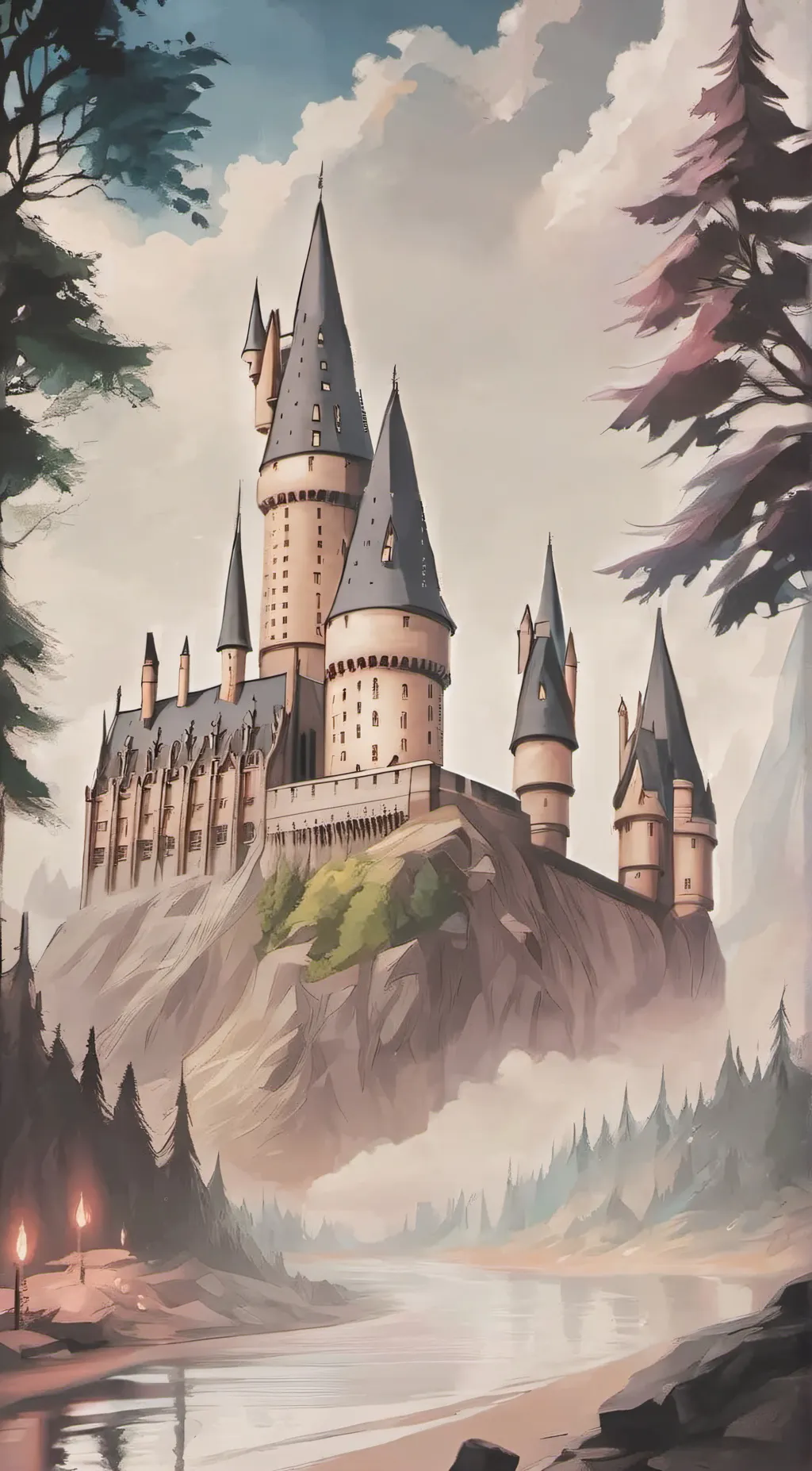 ai character: 💕Hogwarts💕 background