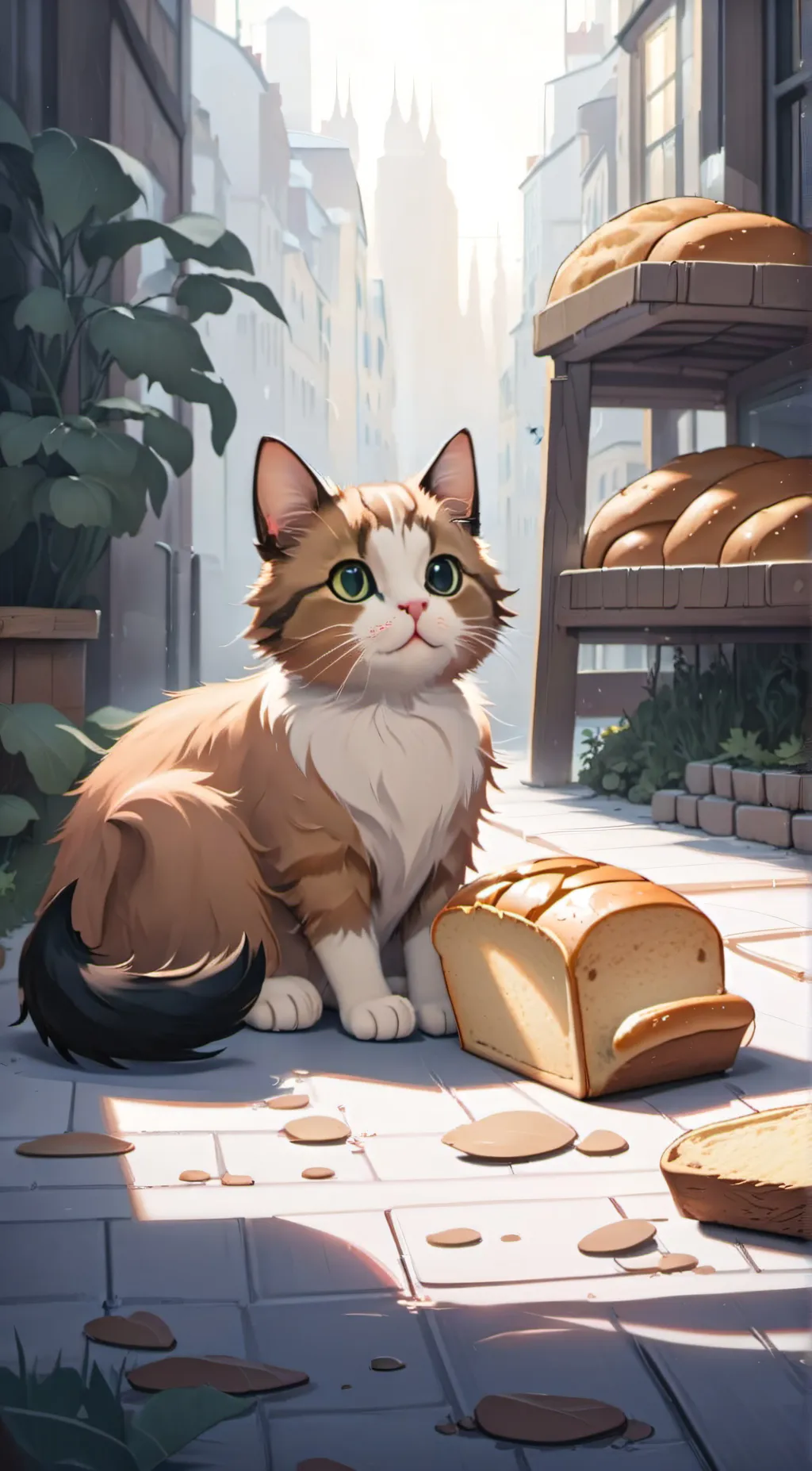 ai character: Loaf background