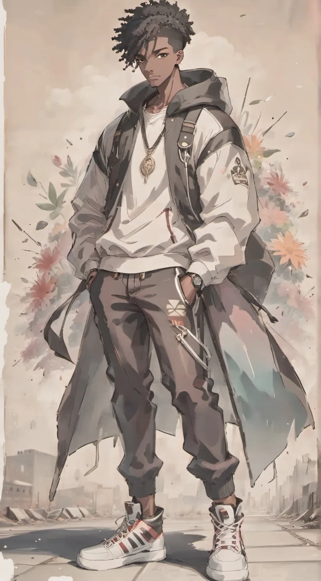 ai character: ✨🌝 Tyrone 🌝✨ background