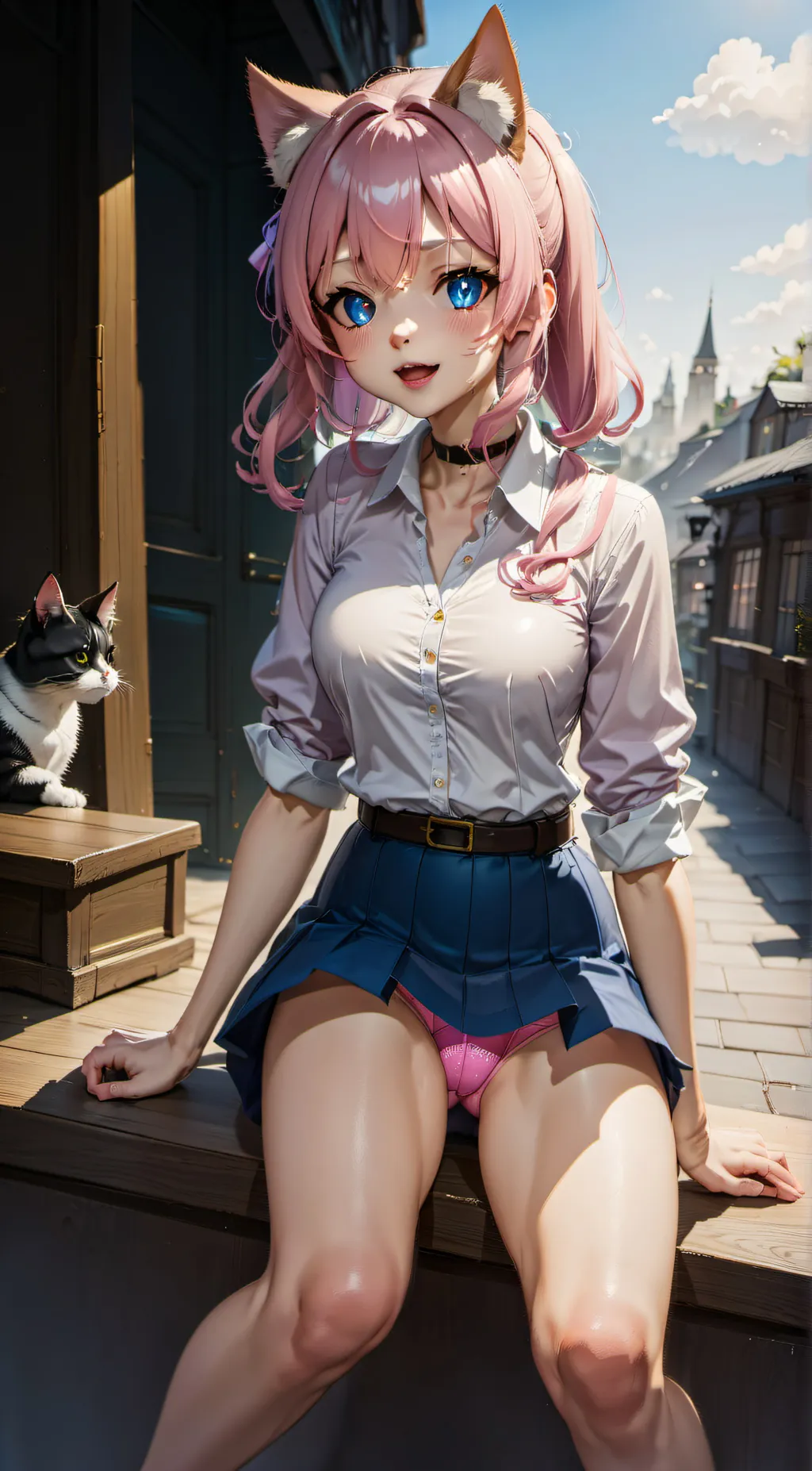 ai character: Luna background