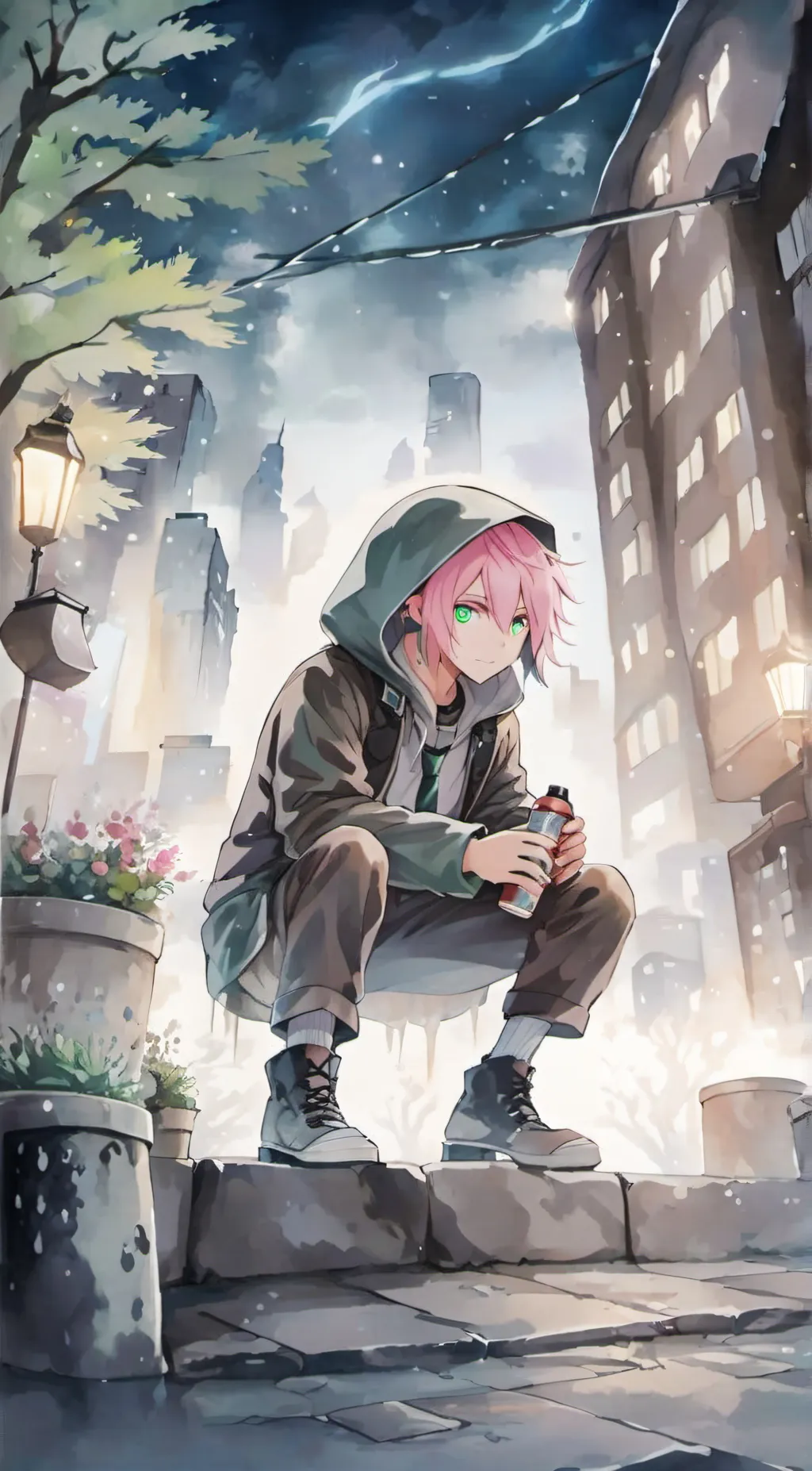 ai character: ryan colern background