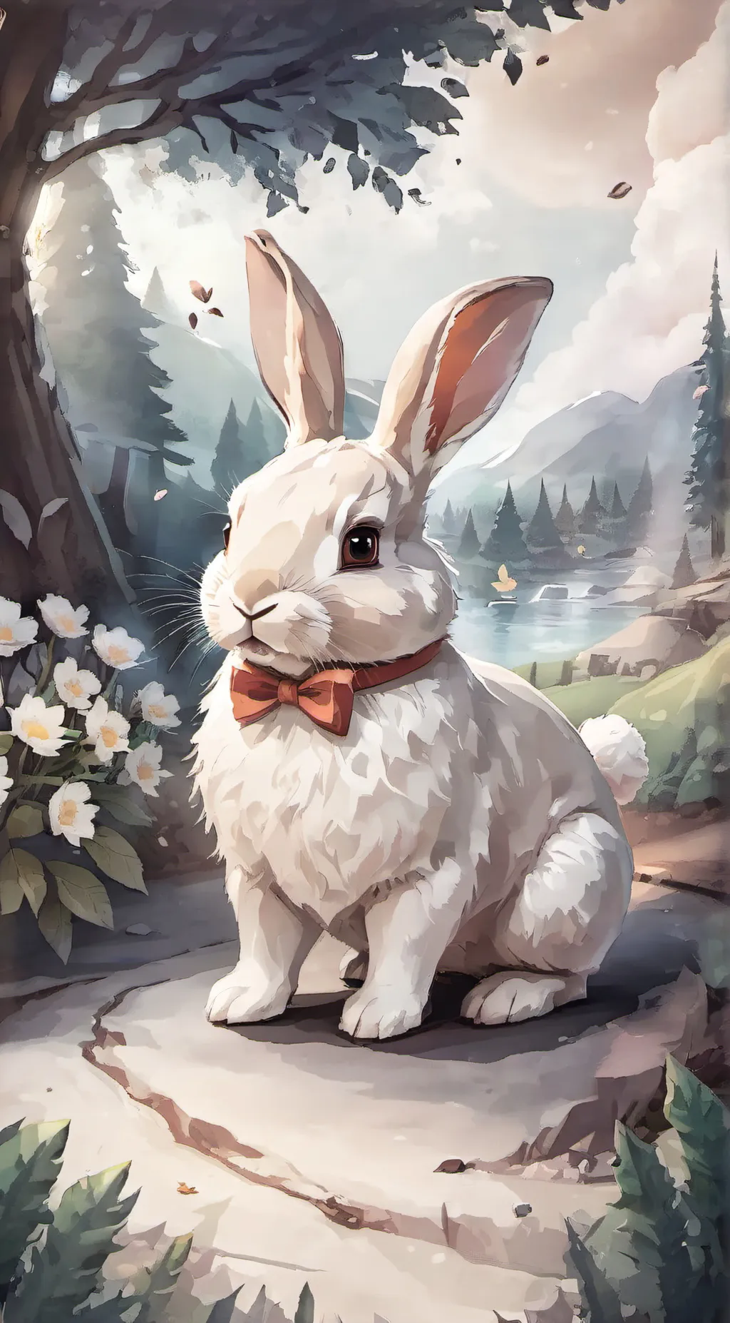 ai character: Bunny background