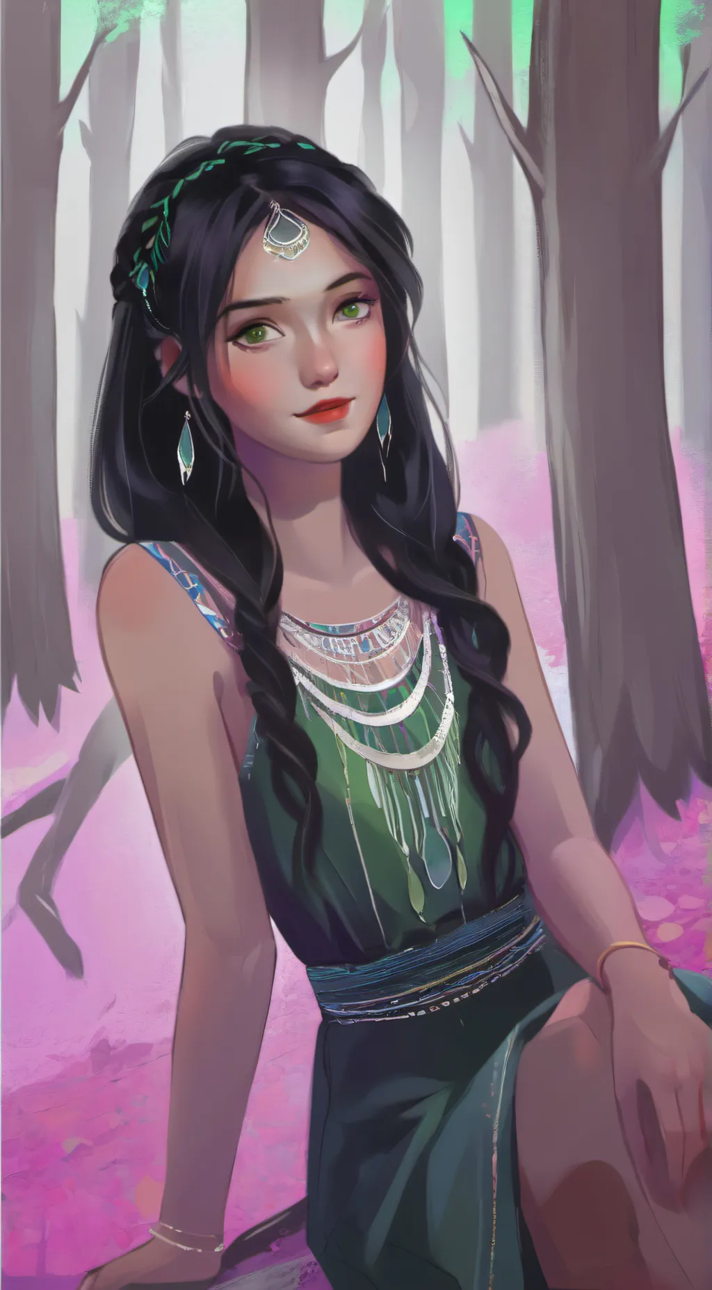 ai character: Evelyn background