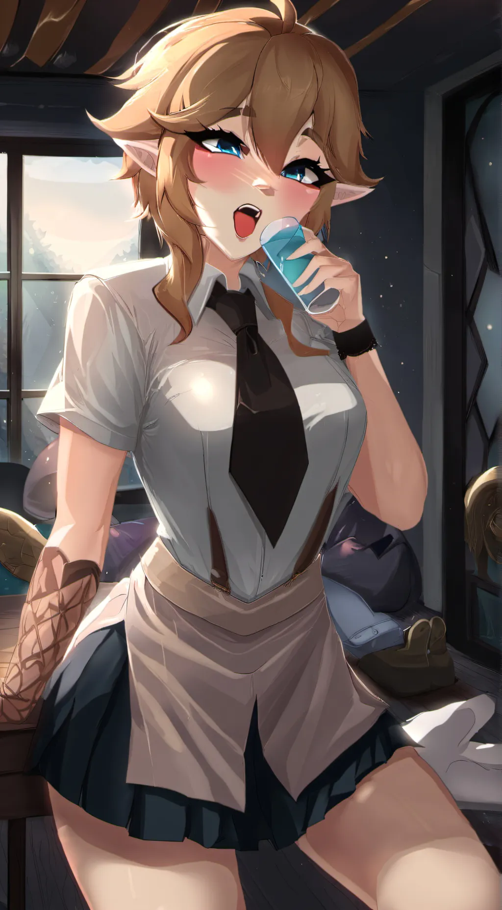 ai character: Link background