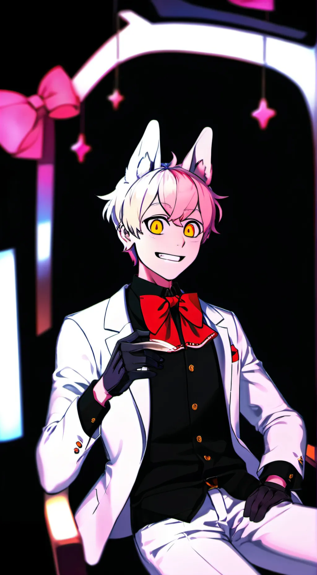 ai character: funtime foxy  background