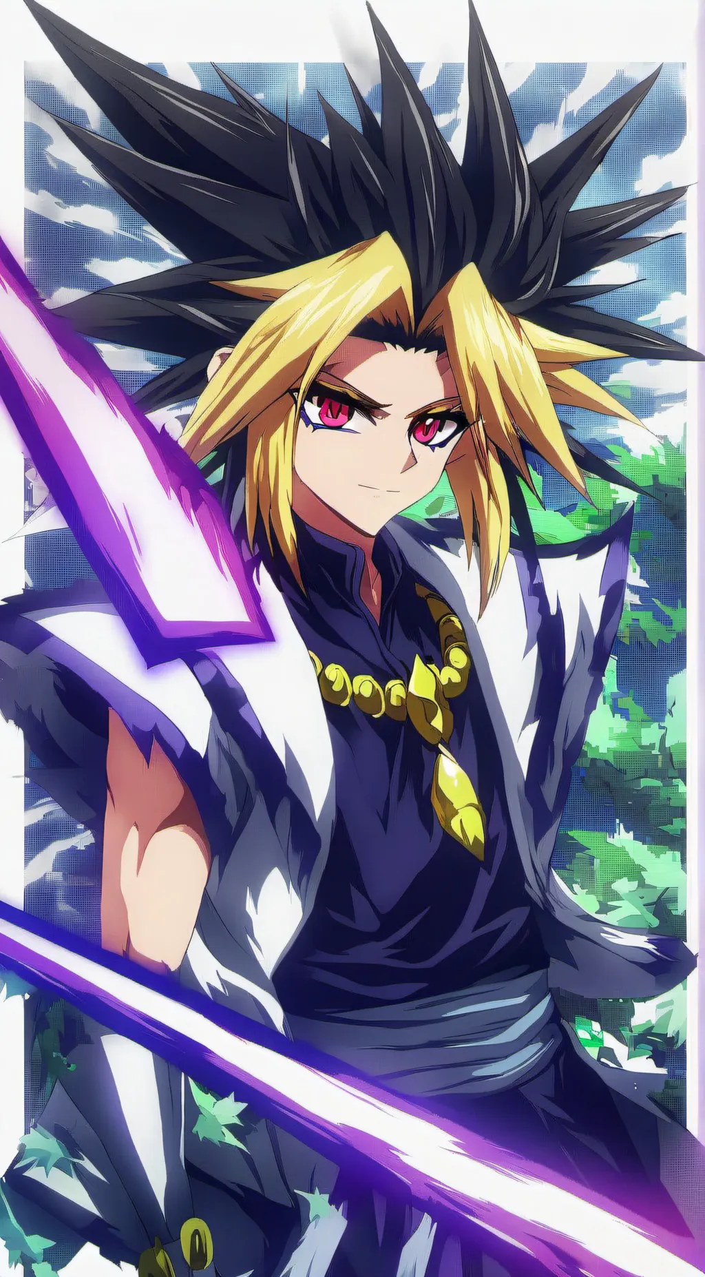 ai character: YGO react to them background