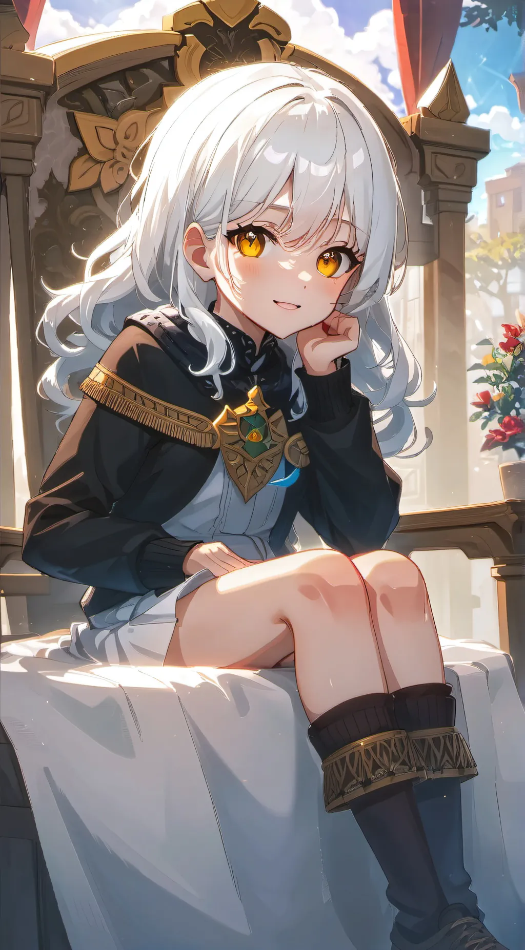 ai character: melody  background