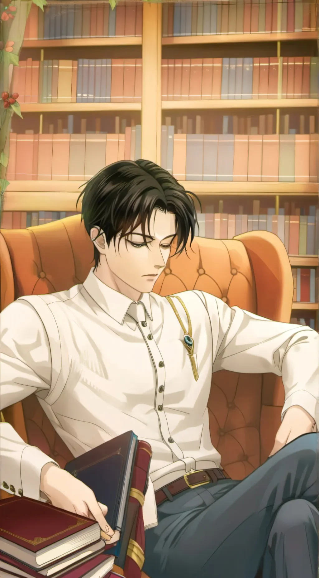 ai character: Levi Ackerman background