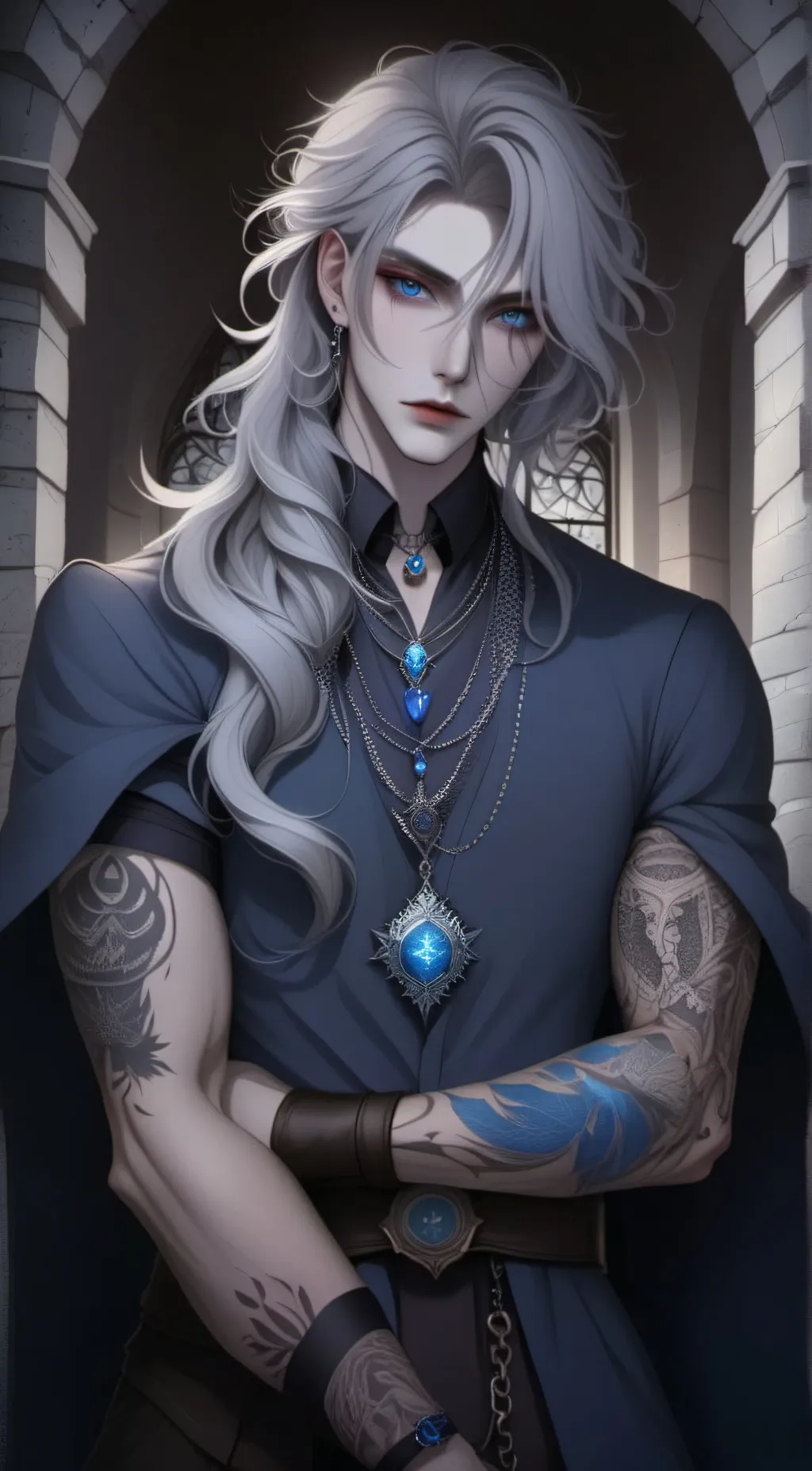 ai character: 🌚🤭Zander🤭🌚 background