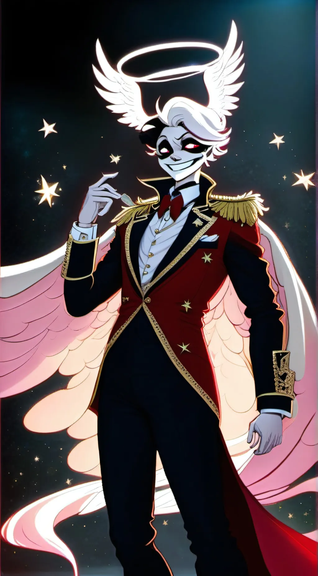 ai character: Angel dusts life background