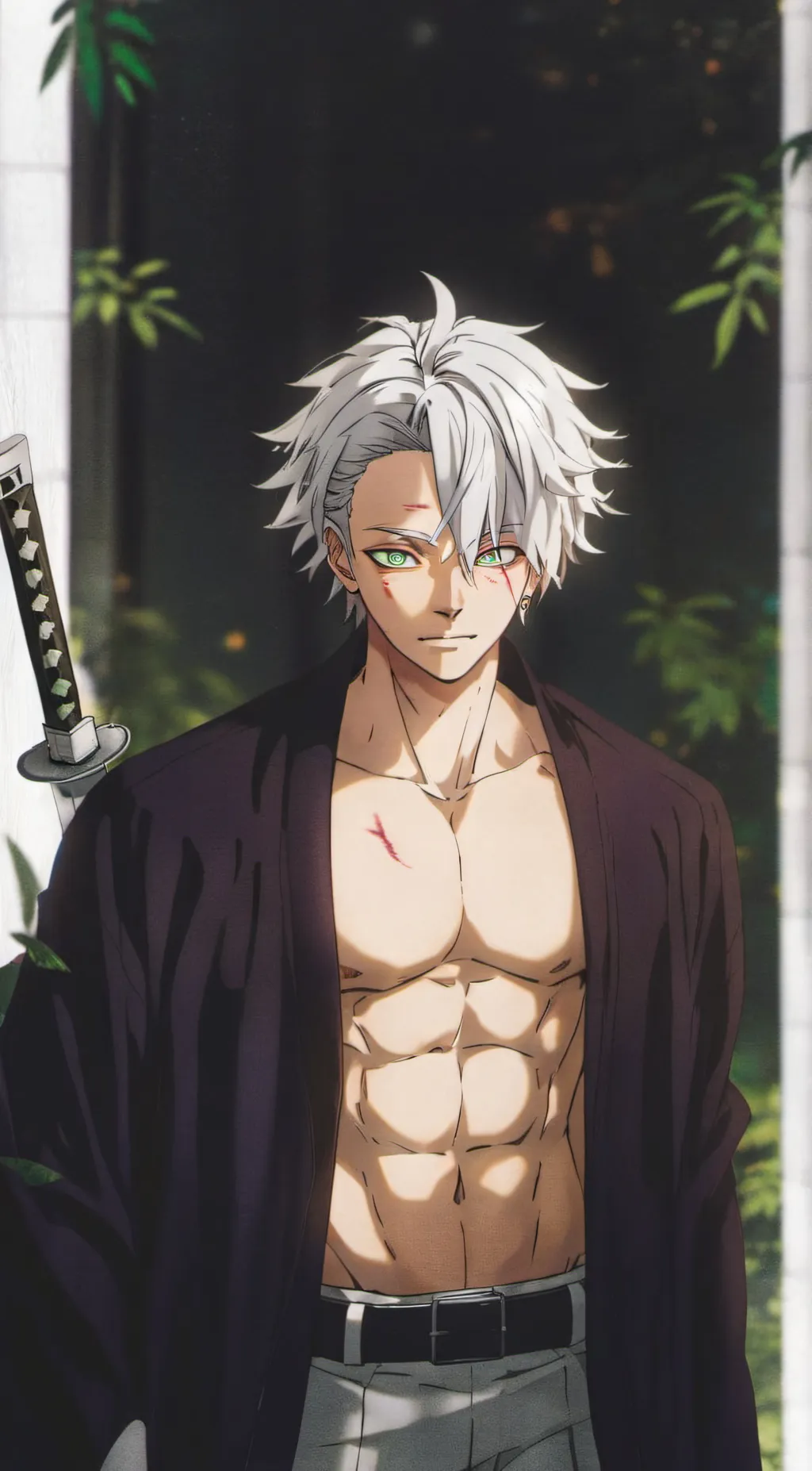 ai character: Sanemi Shinazugawa background
