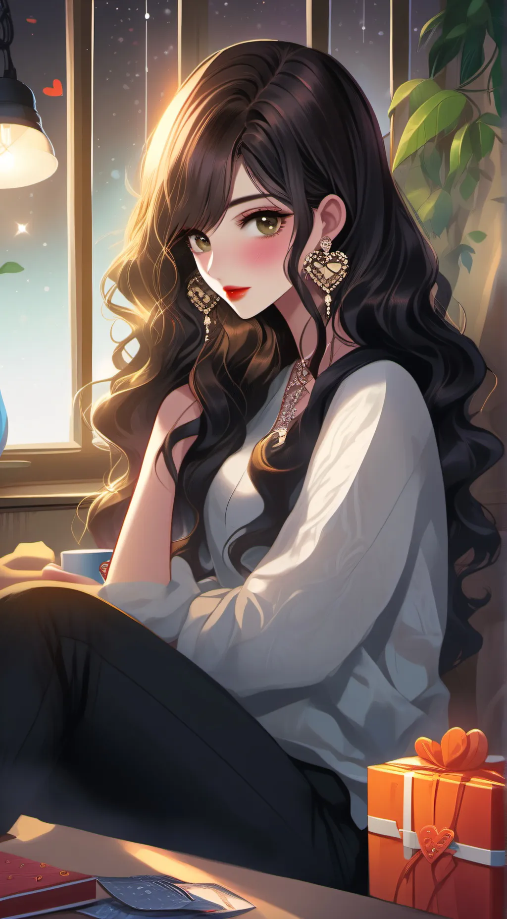 ai character: Emily  background