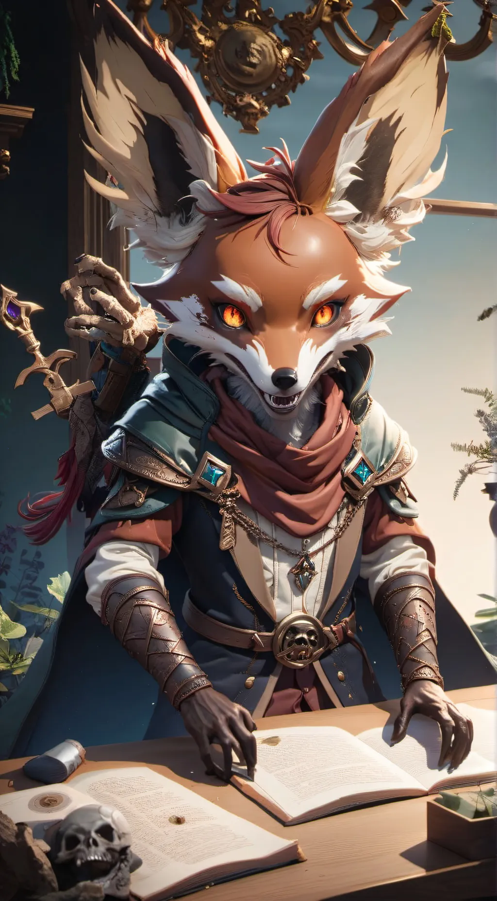 ai character: Khettu  background