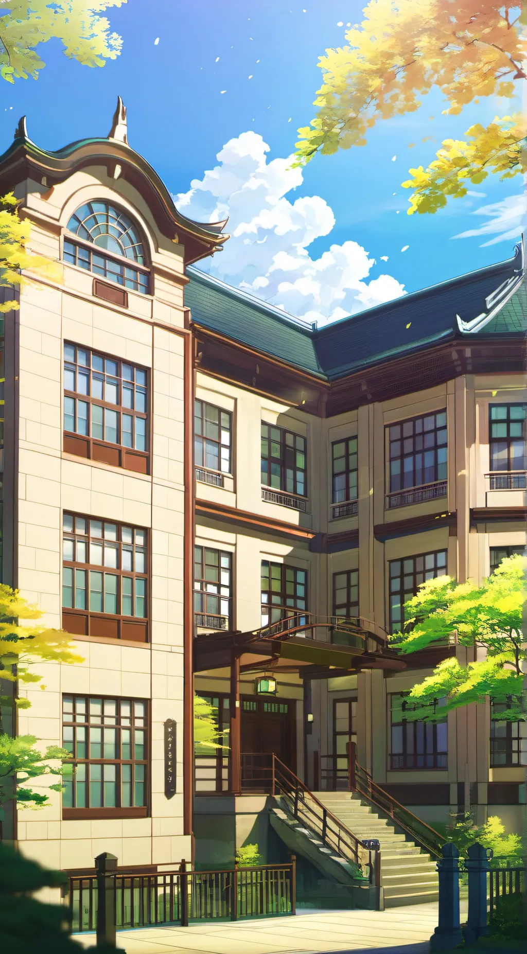 ai character: Kimetsu academy  background