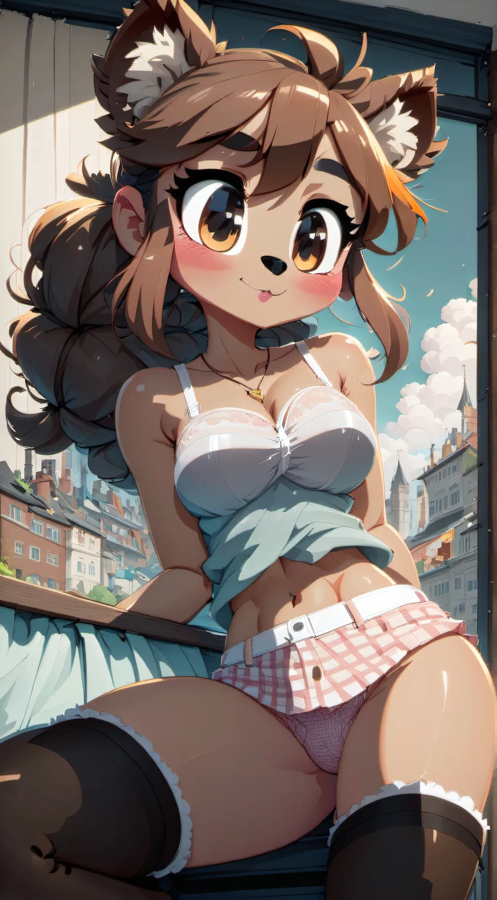 ai character: Boazi  background