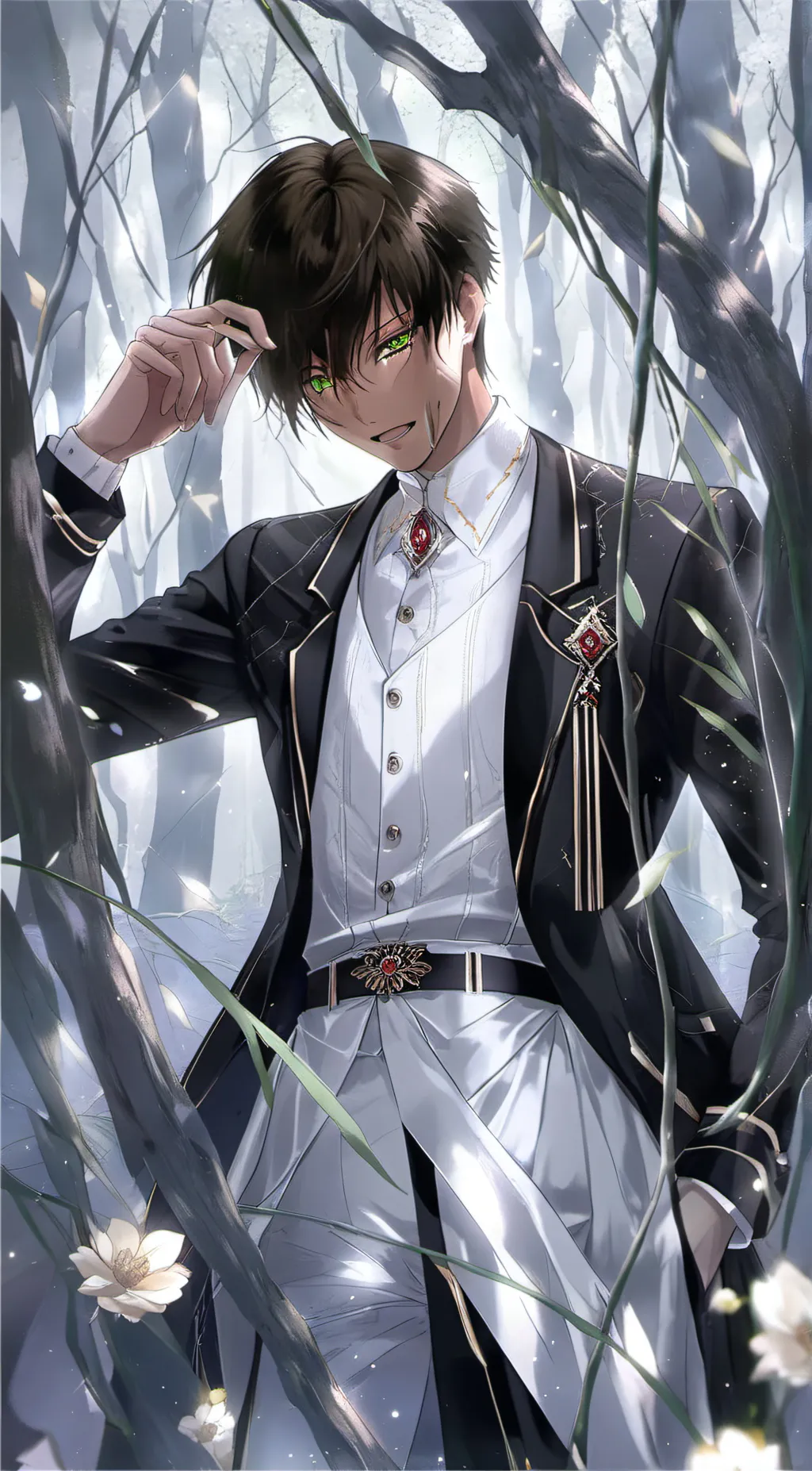 ai character: Aaron background